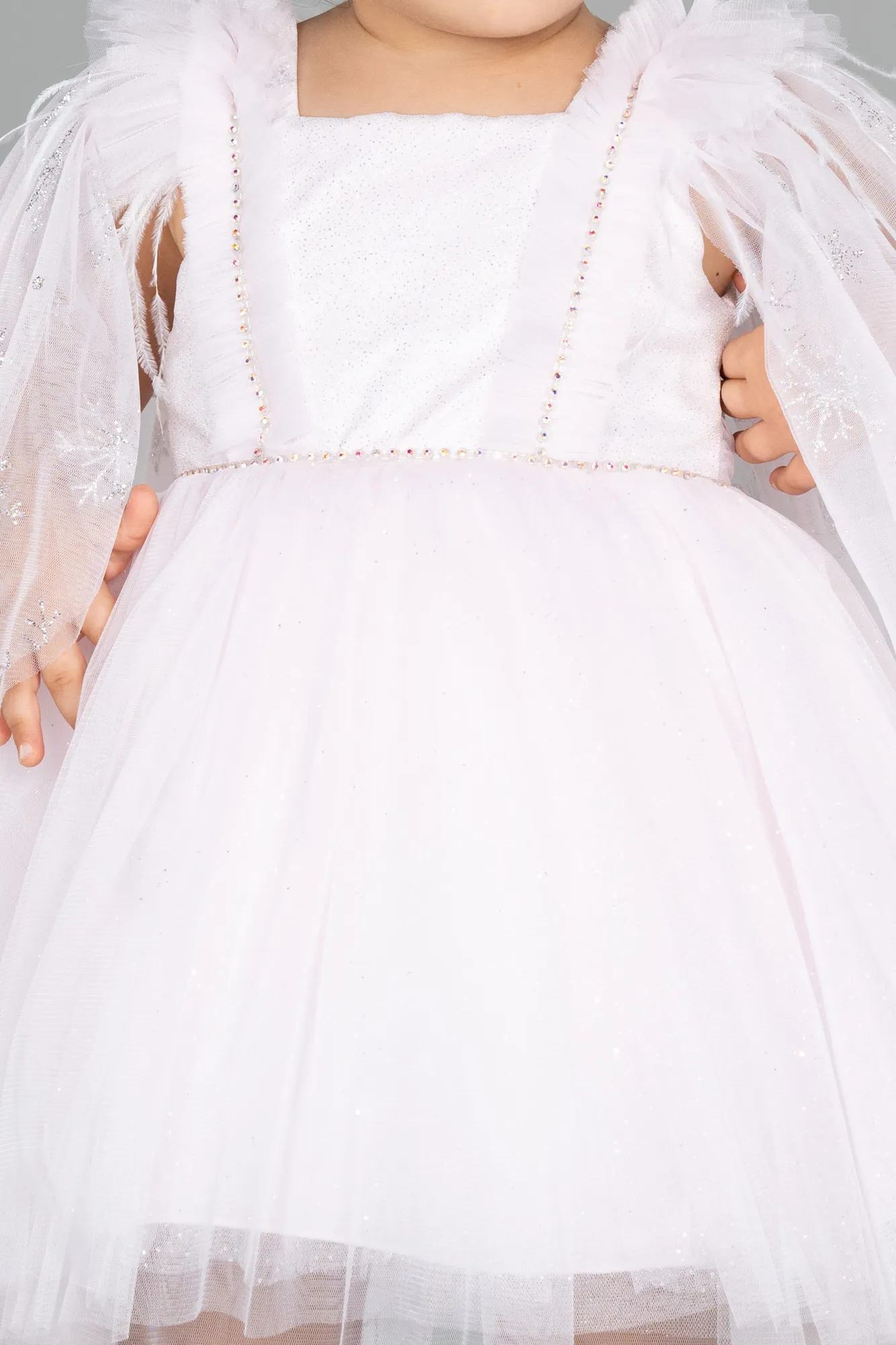 Powder Color-Short Girl Dress ABK1770