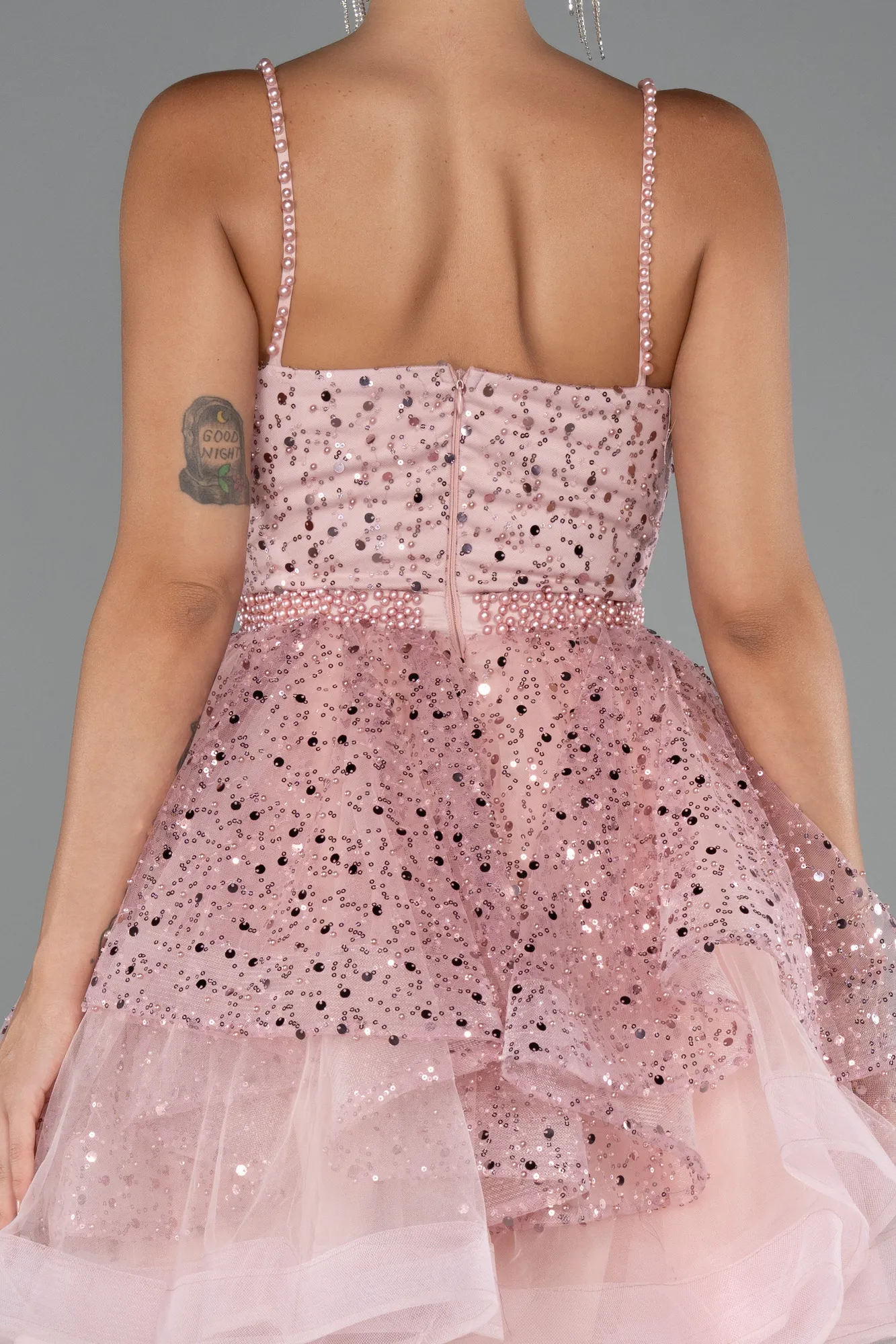 Powder Color-Short Party Dress ABK2435