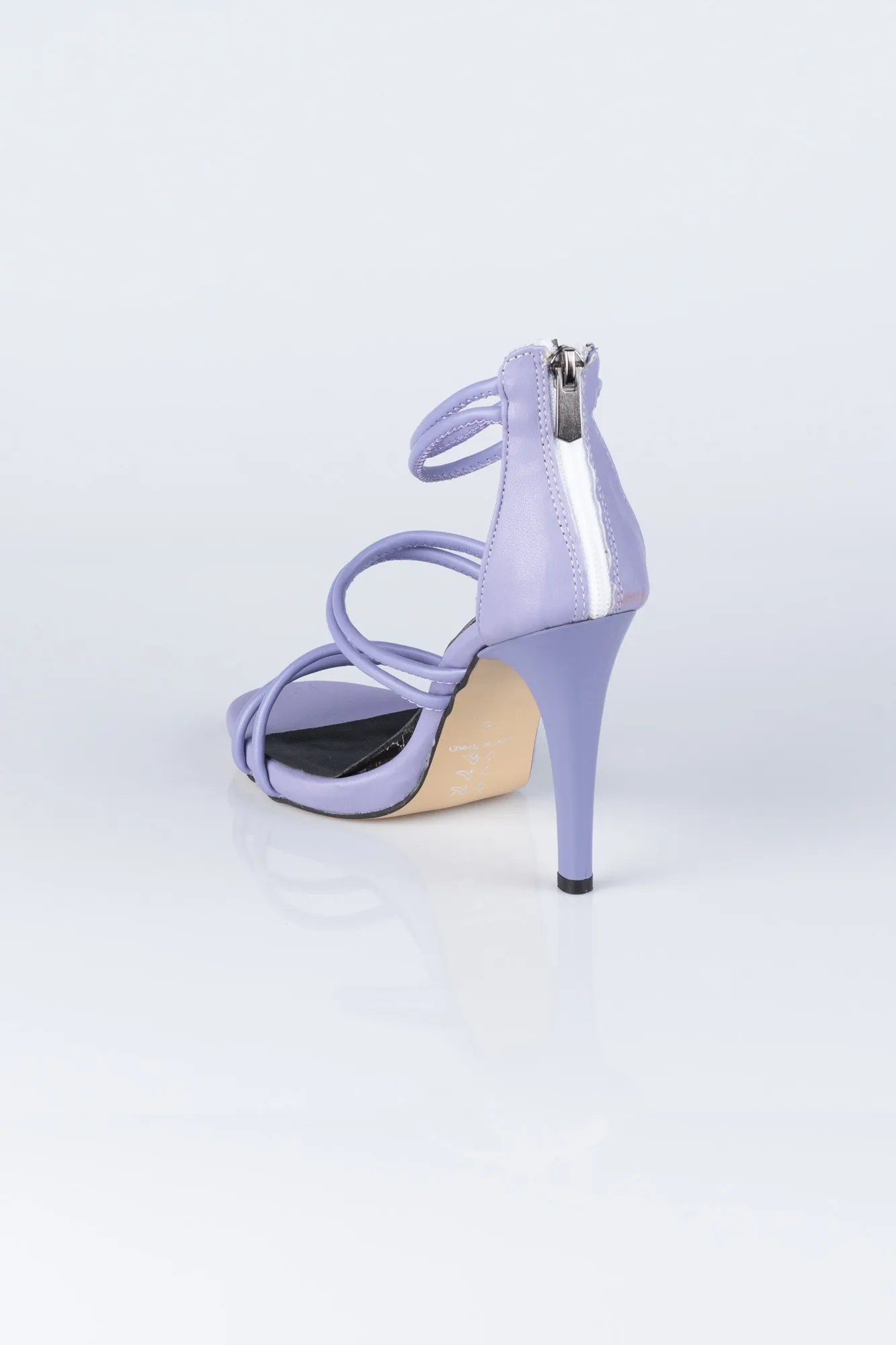 Purple-Leather Stiletto AB1041