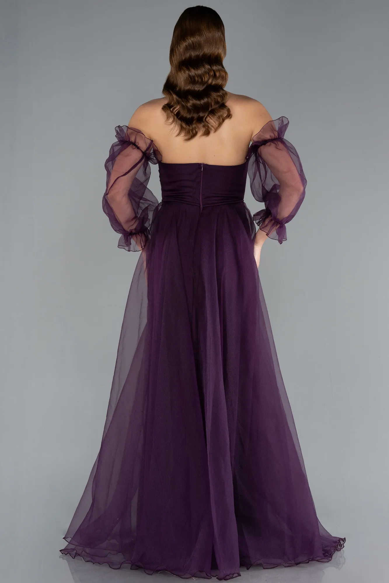 Purple-Long Evening Dress ABU2076