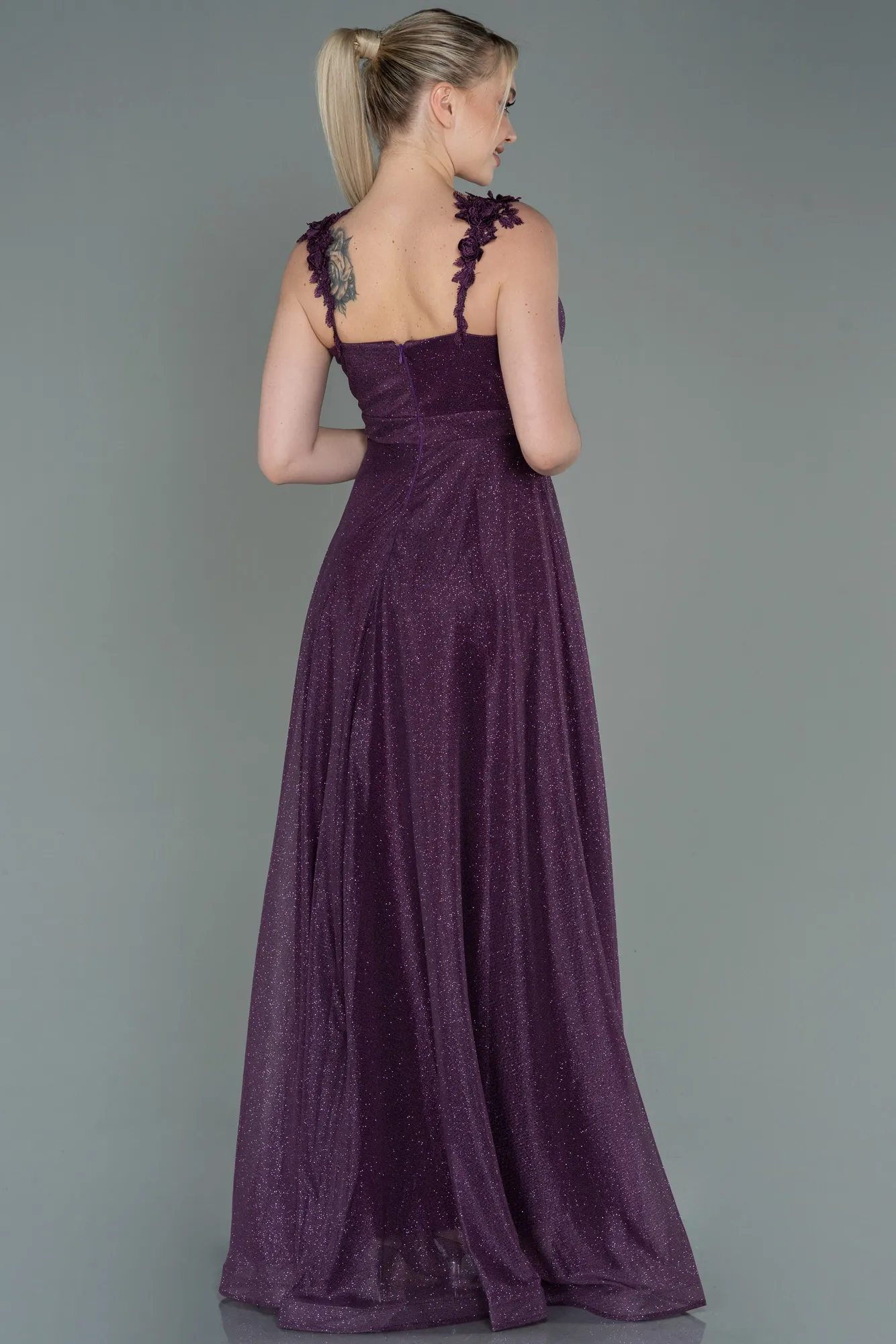 Purple-Long Evening Dress ABU2307