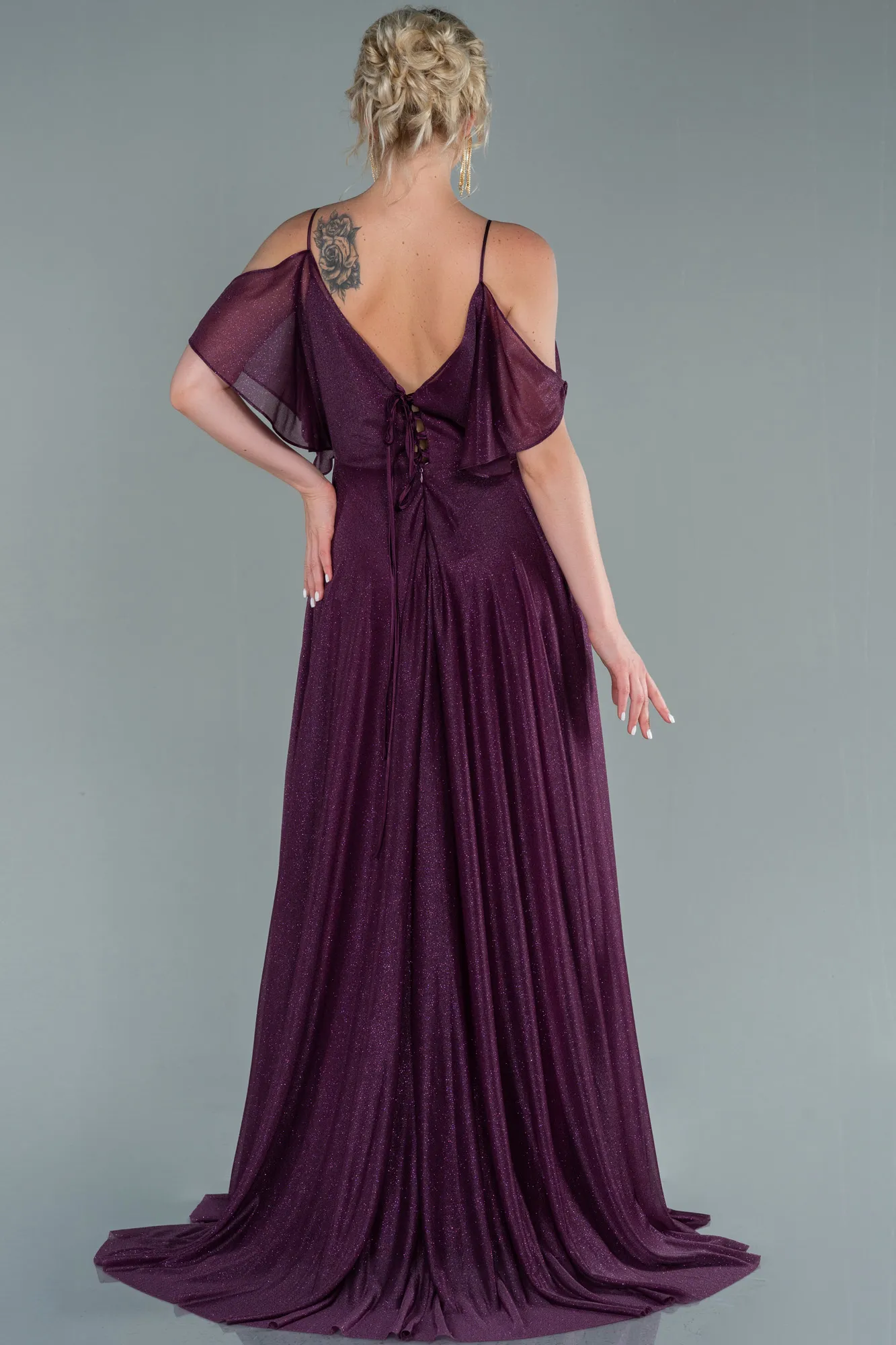 Purple-Long Evening Dress ABU2484