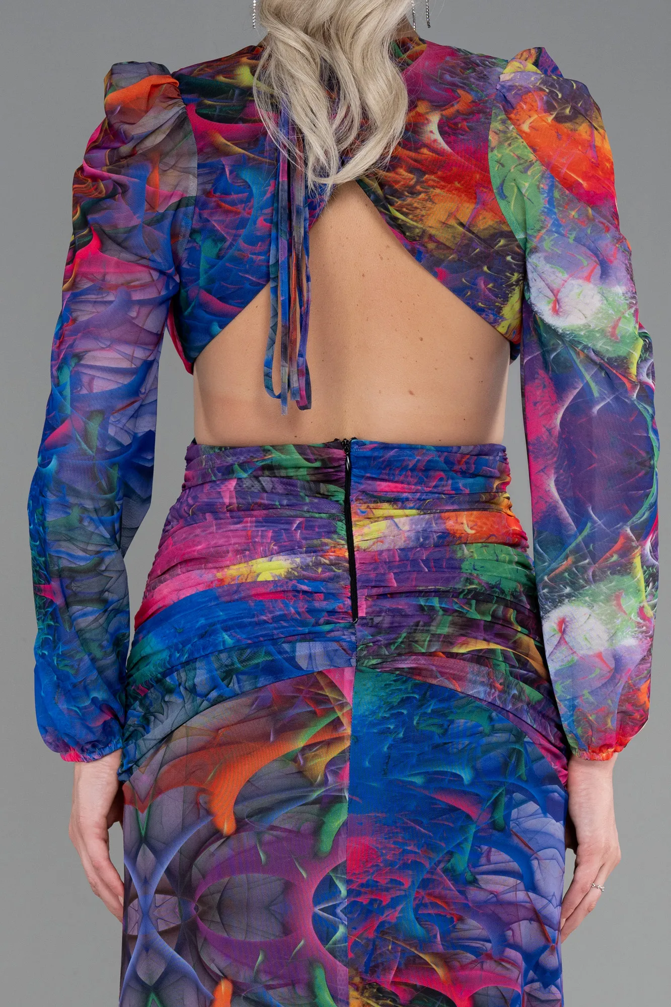 Purple-Long Evening Dress ABU2637