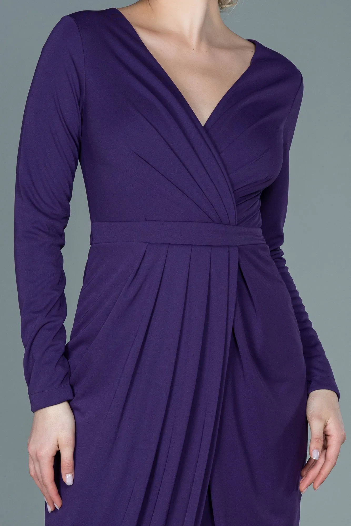 Purple-Long Evening Dress ABU2691