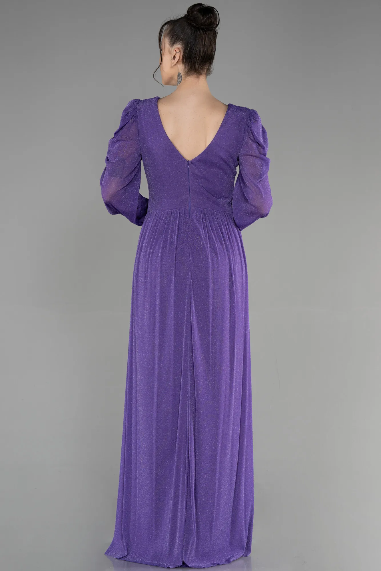 Purple-Long Evening Dress ABU3103