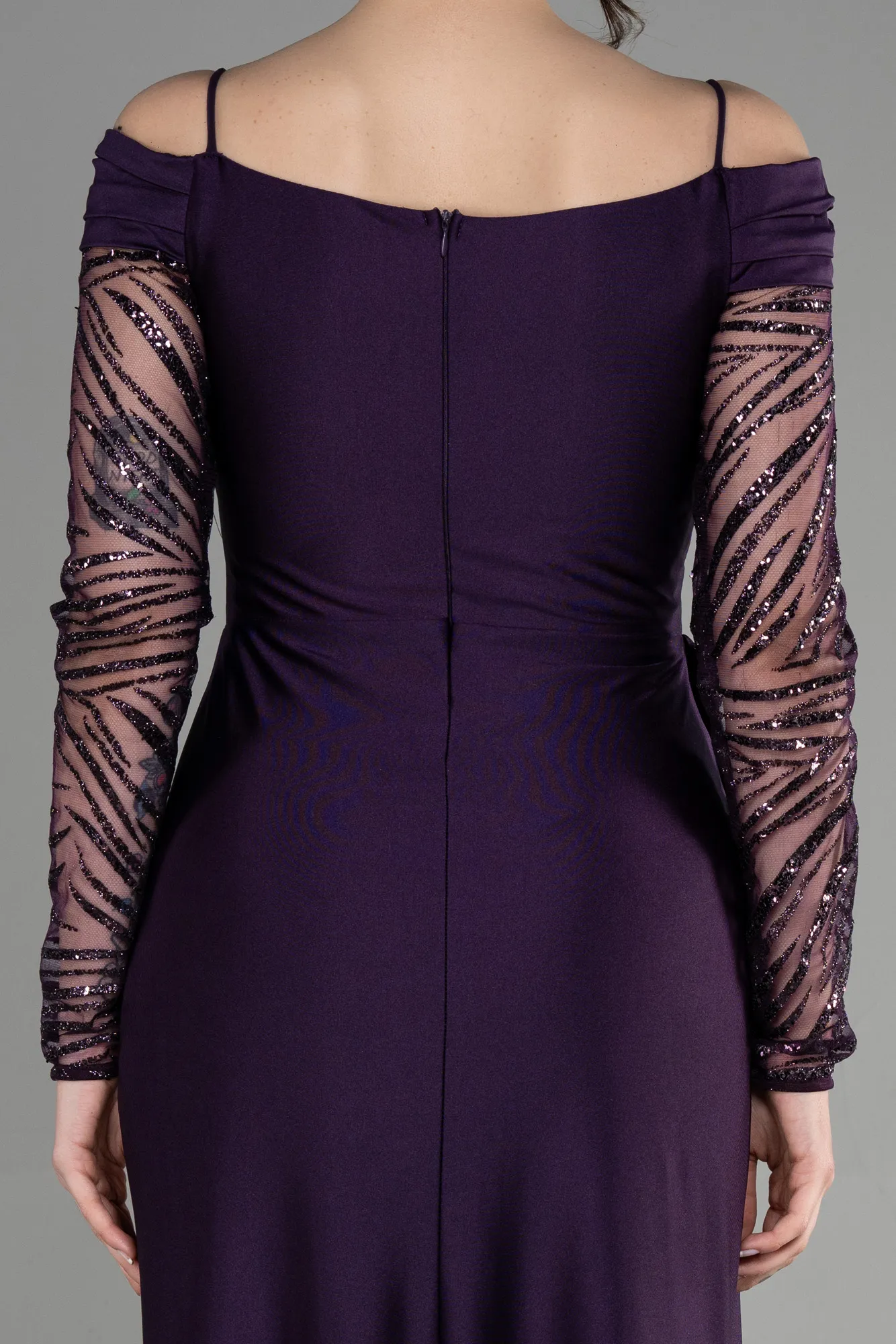 Purple-Long Evening Dress ABU3656