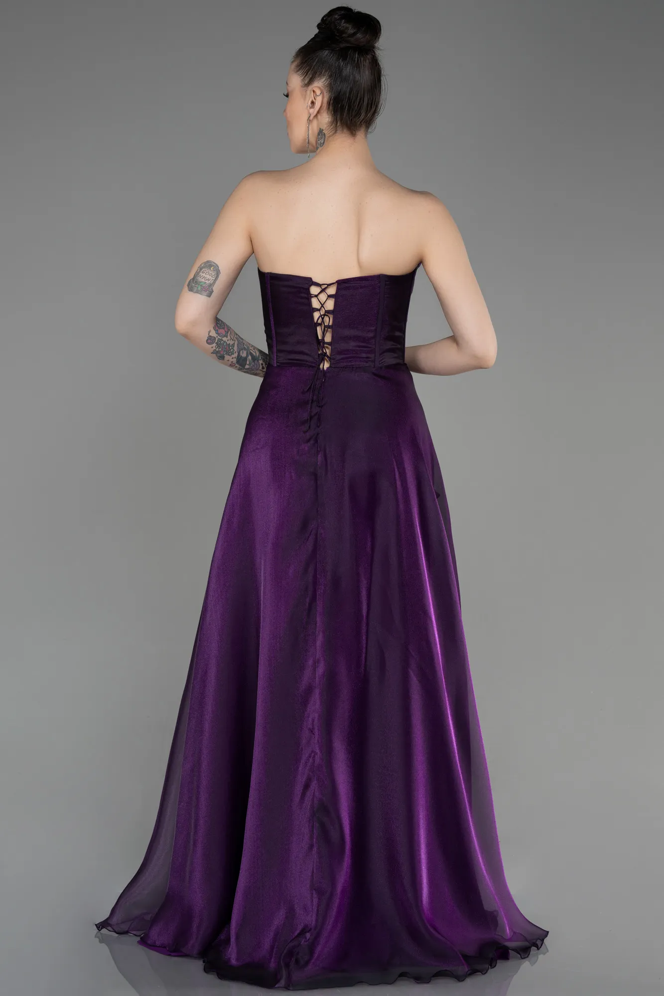 Purple-Long Evening Dress ABU3720