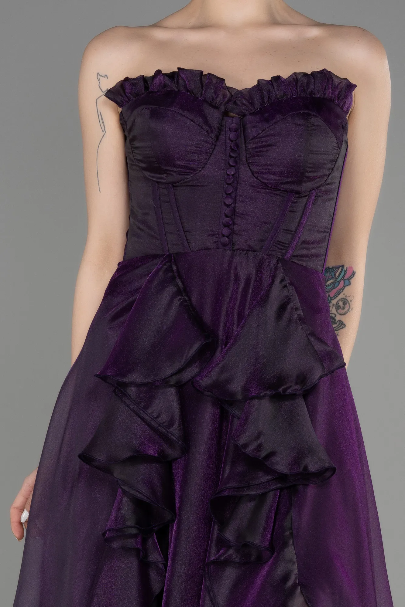 Purple-Long Evening Dress ABU3720