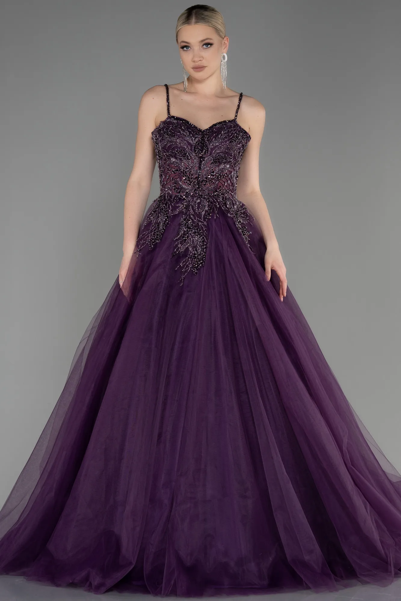 Purple-Long Haute Couture ABU2631