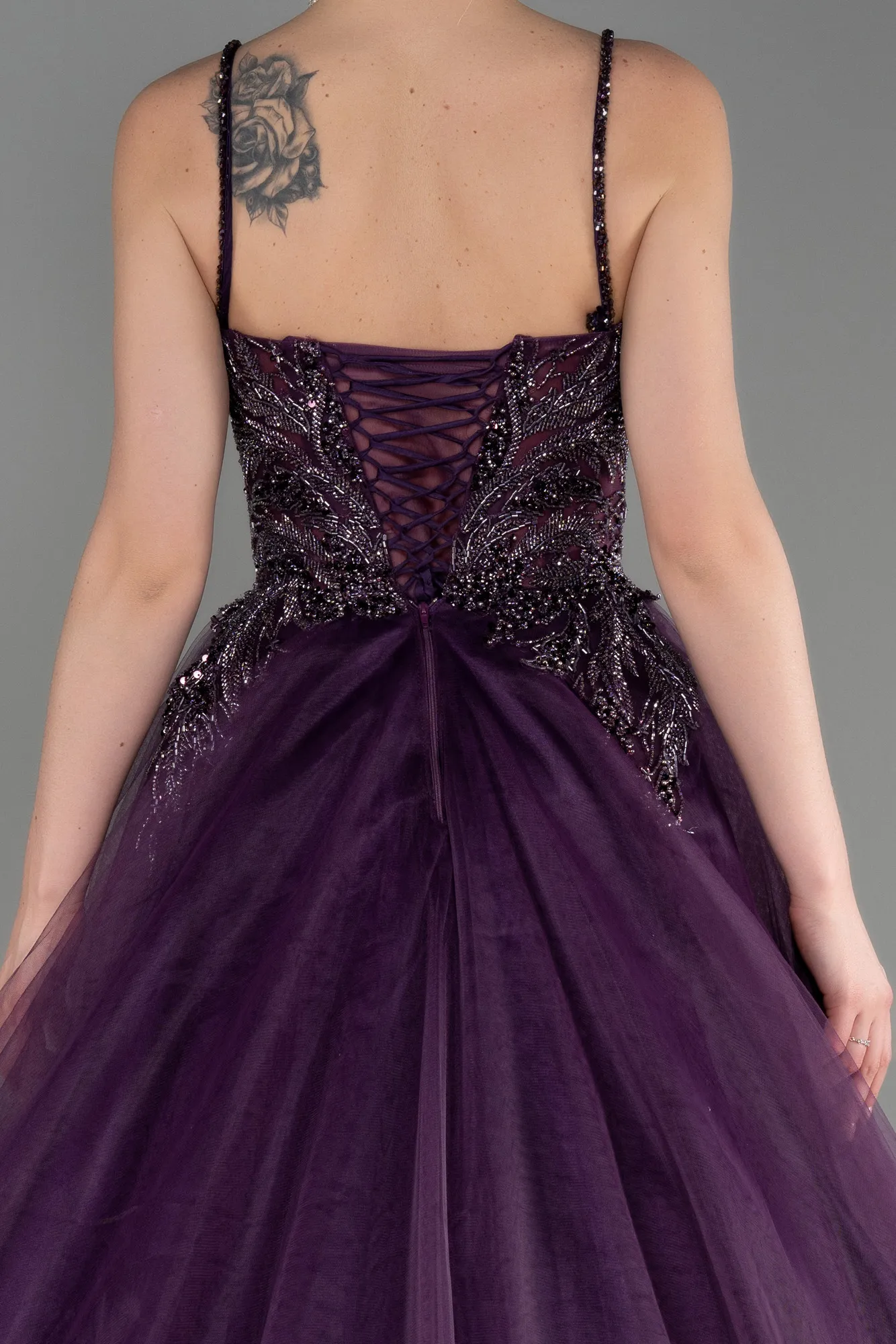Purple-Long Haute Couture ABU2631