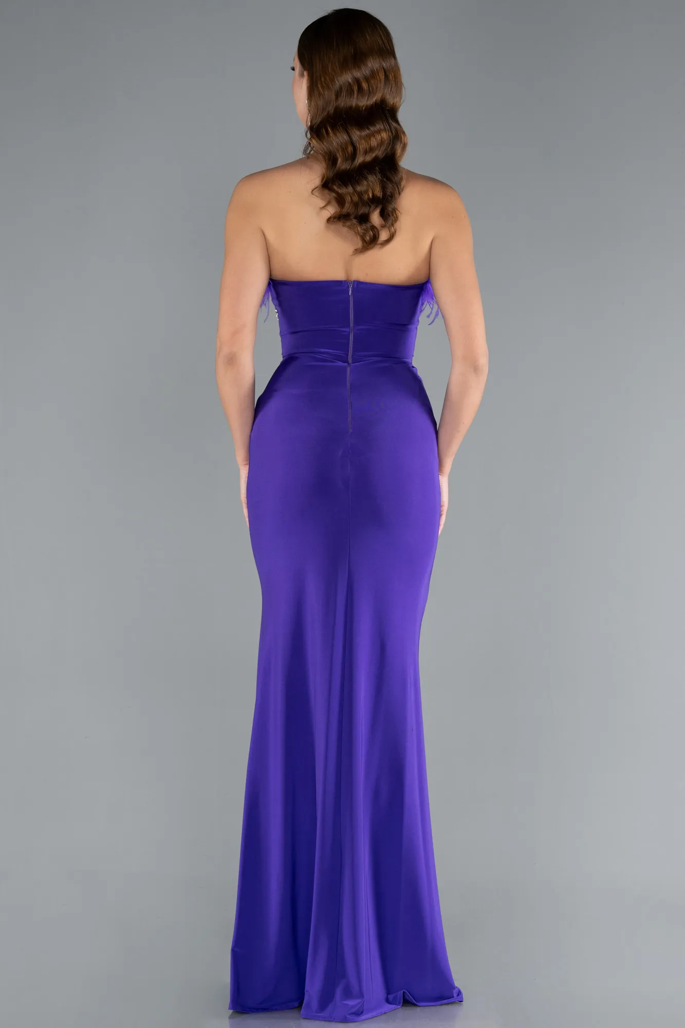 Purple-Long Mermaid Prom Dress ABU3049
