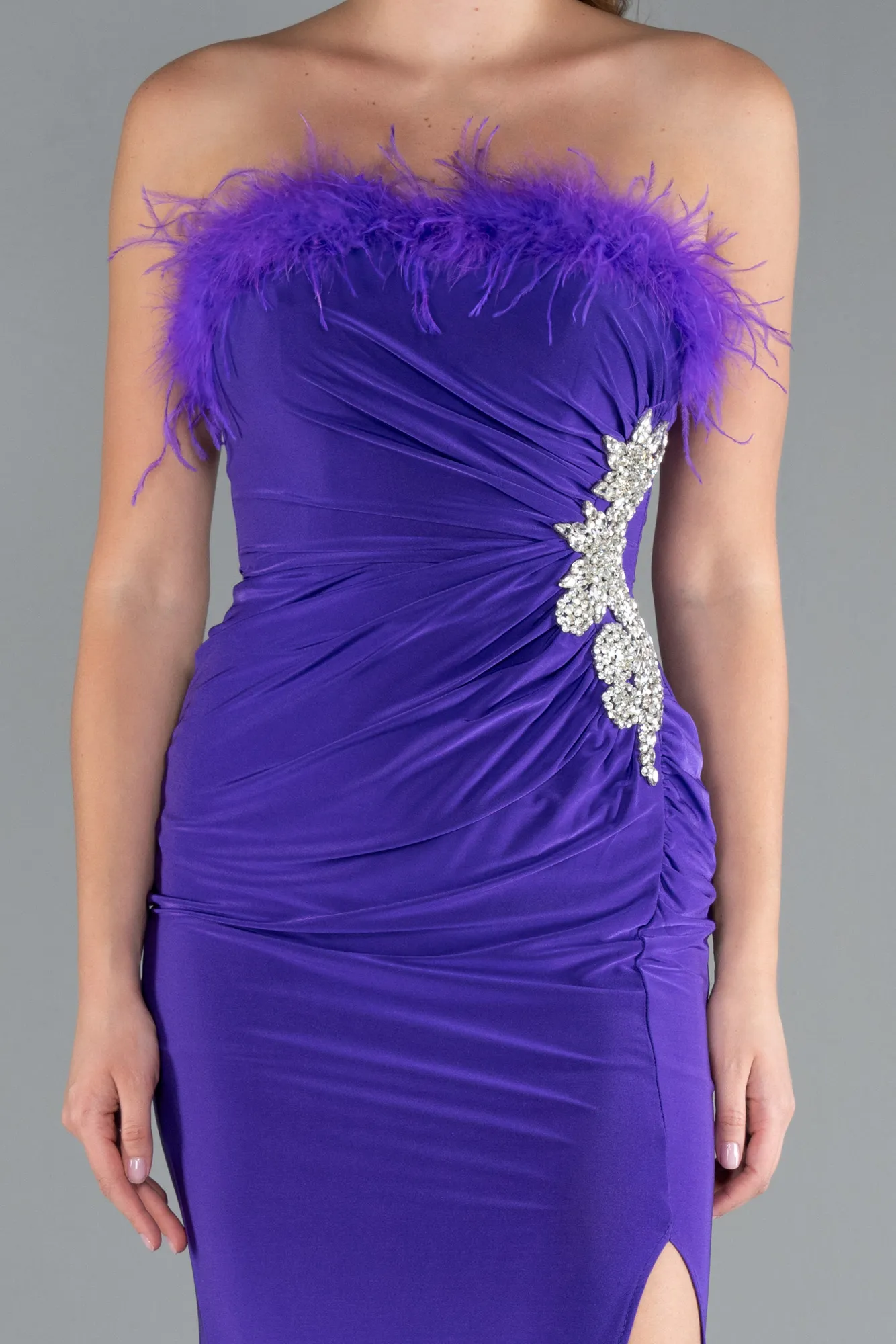Purple-Long Mermaid Prom Dress ABU3049