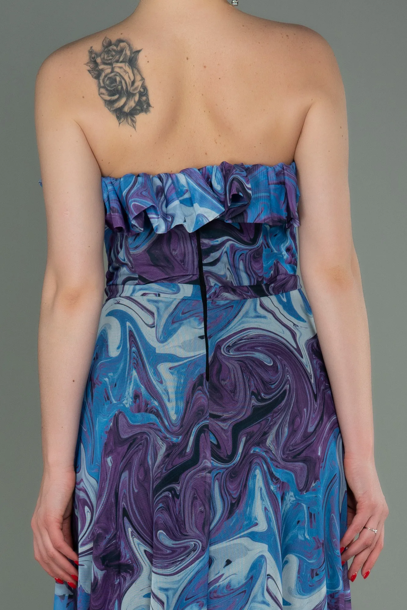 Purple-Long Prom Gown ABU3086