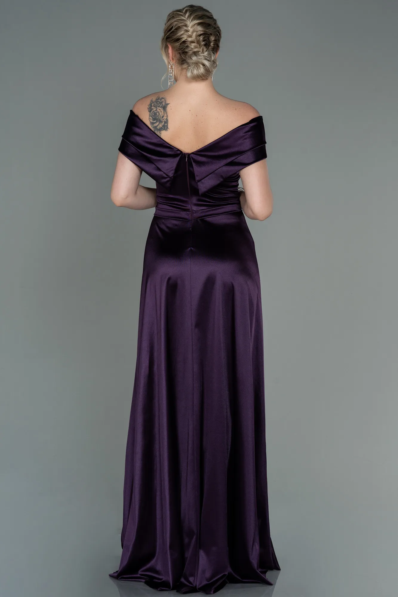 Purple-Long Prom Gown ABU3157