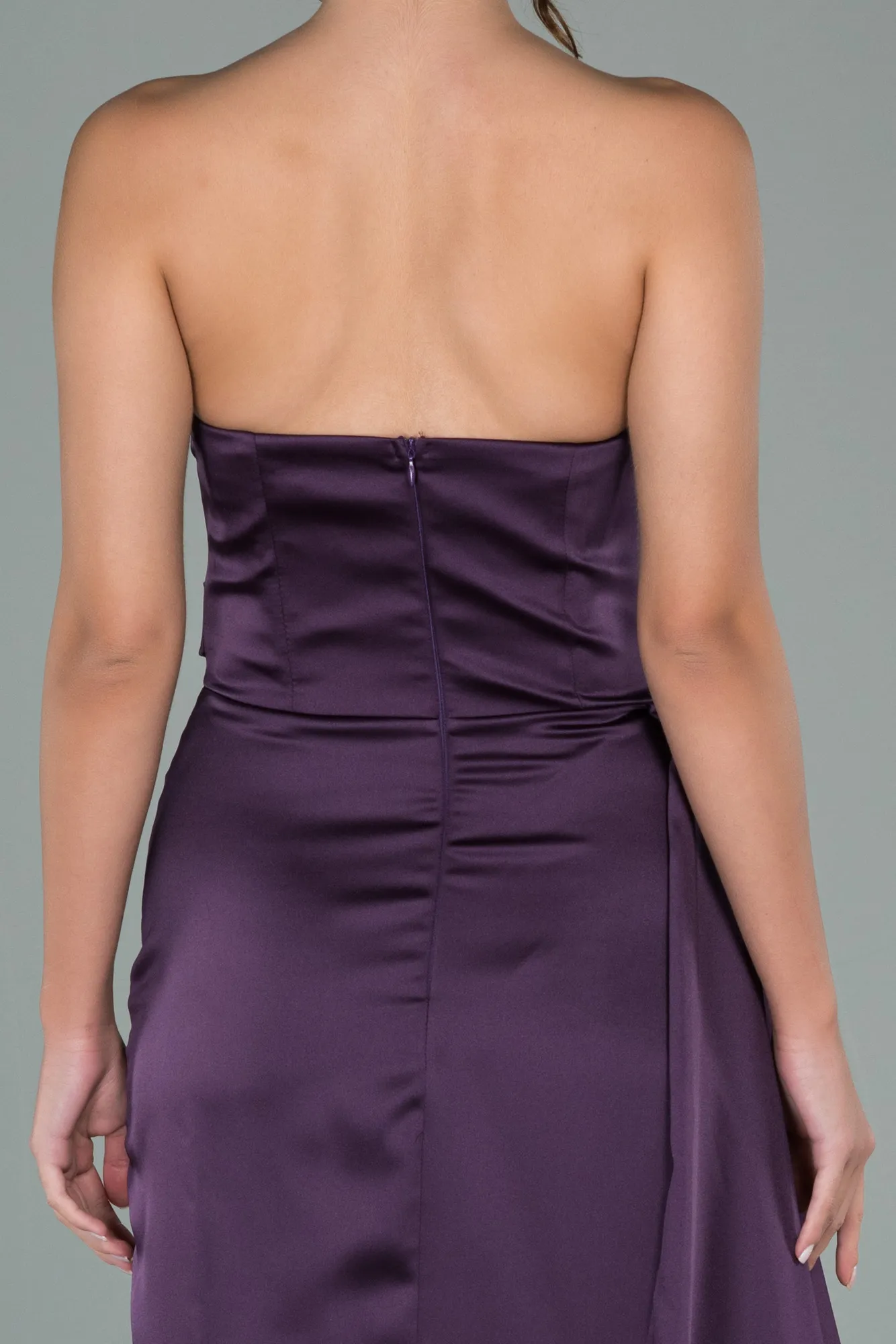 Purple-Mermaid Evening Dress ABU3443