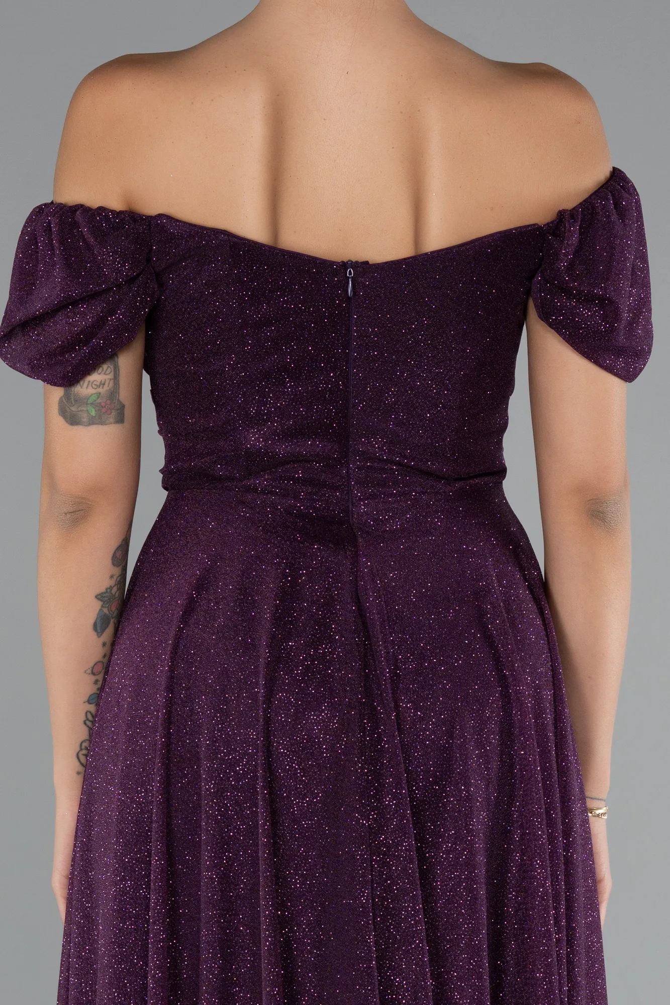 Purple-Midi Cocktail Dress ABK1978