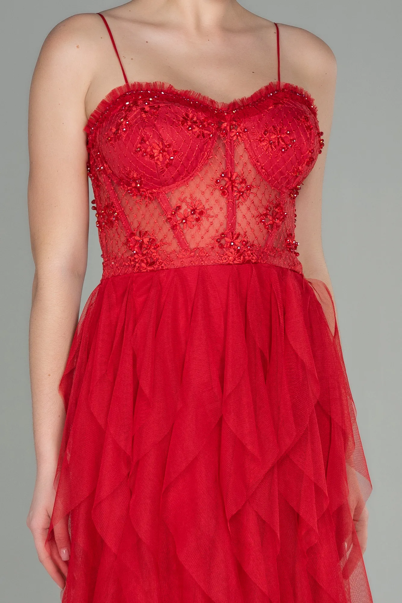 Red-Long Evening Dress ABU2822