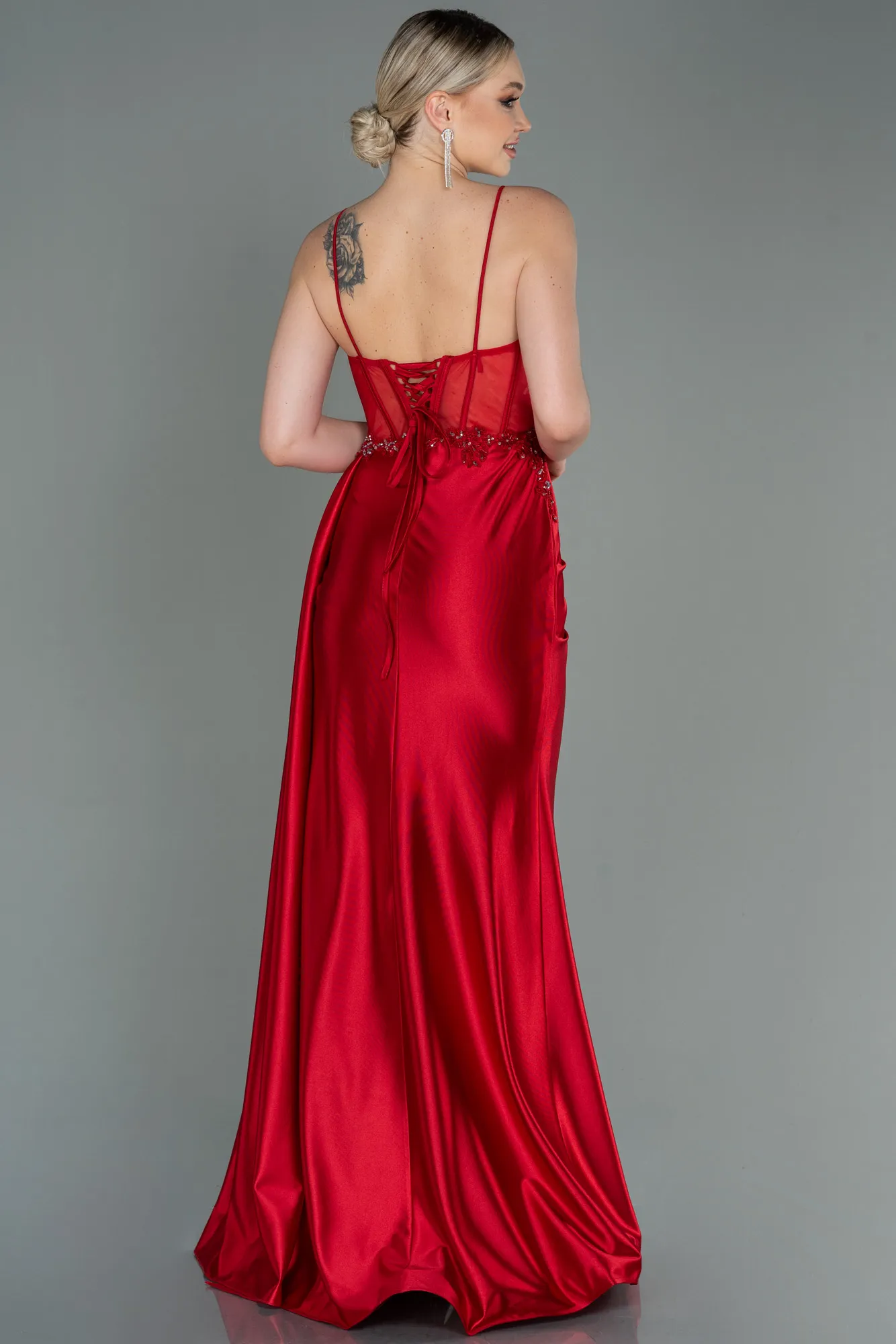Red-Long Evening Dress ABU3192