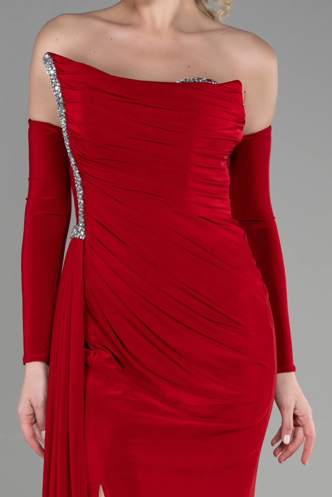 Red-Long Evening Dress ABU3342
