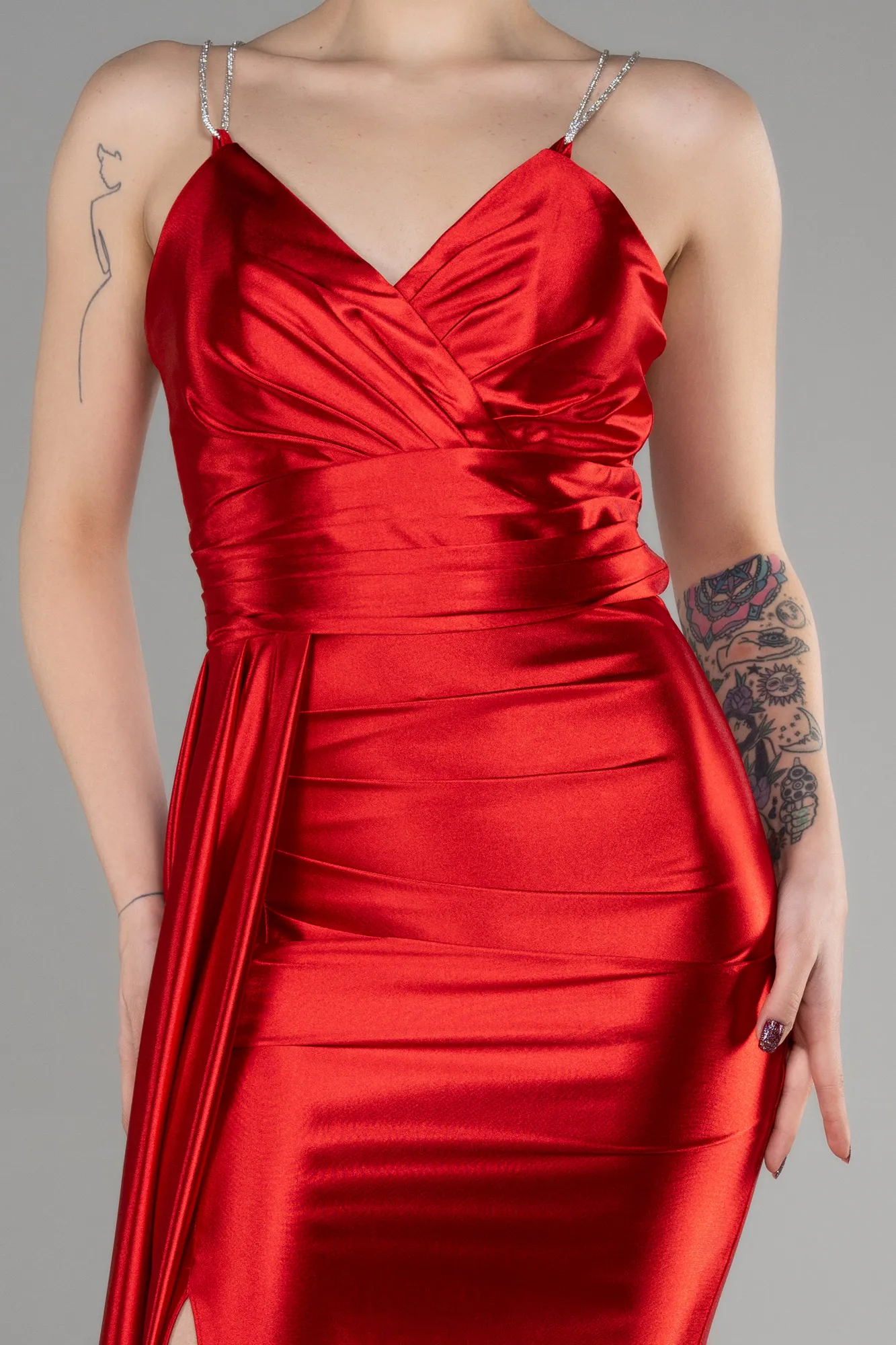 Red-Long Evening Dress ABU3564
