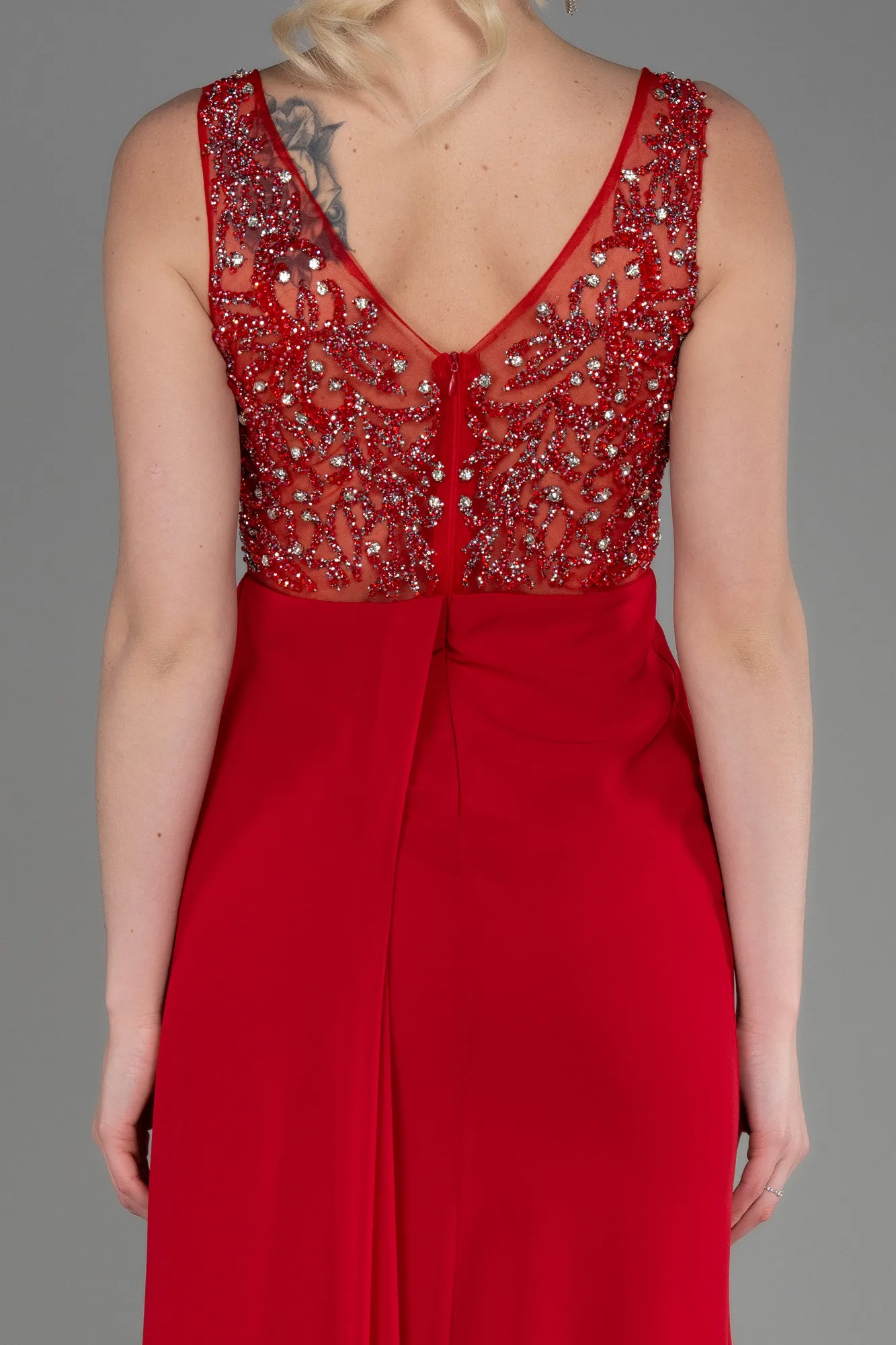 Red-Long Evening Dress ABU3668