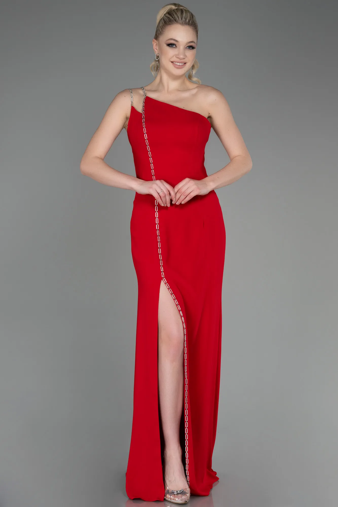 Red-Long Evening Dress ABU3675