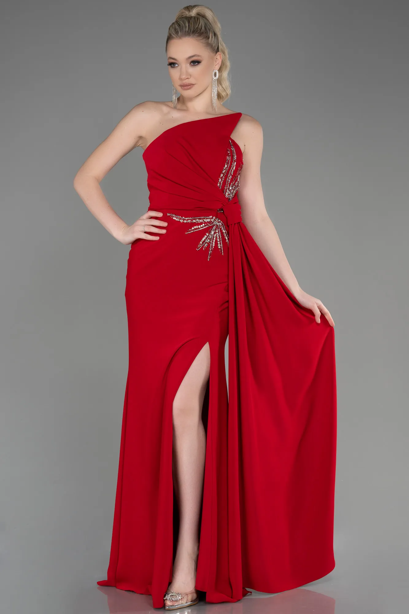 Red-Long Evening Dress ABU3780