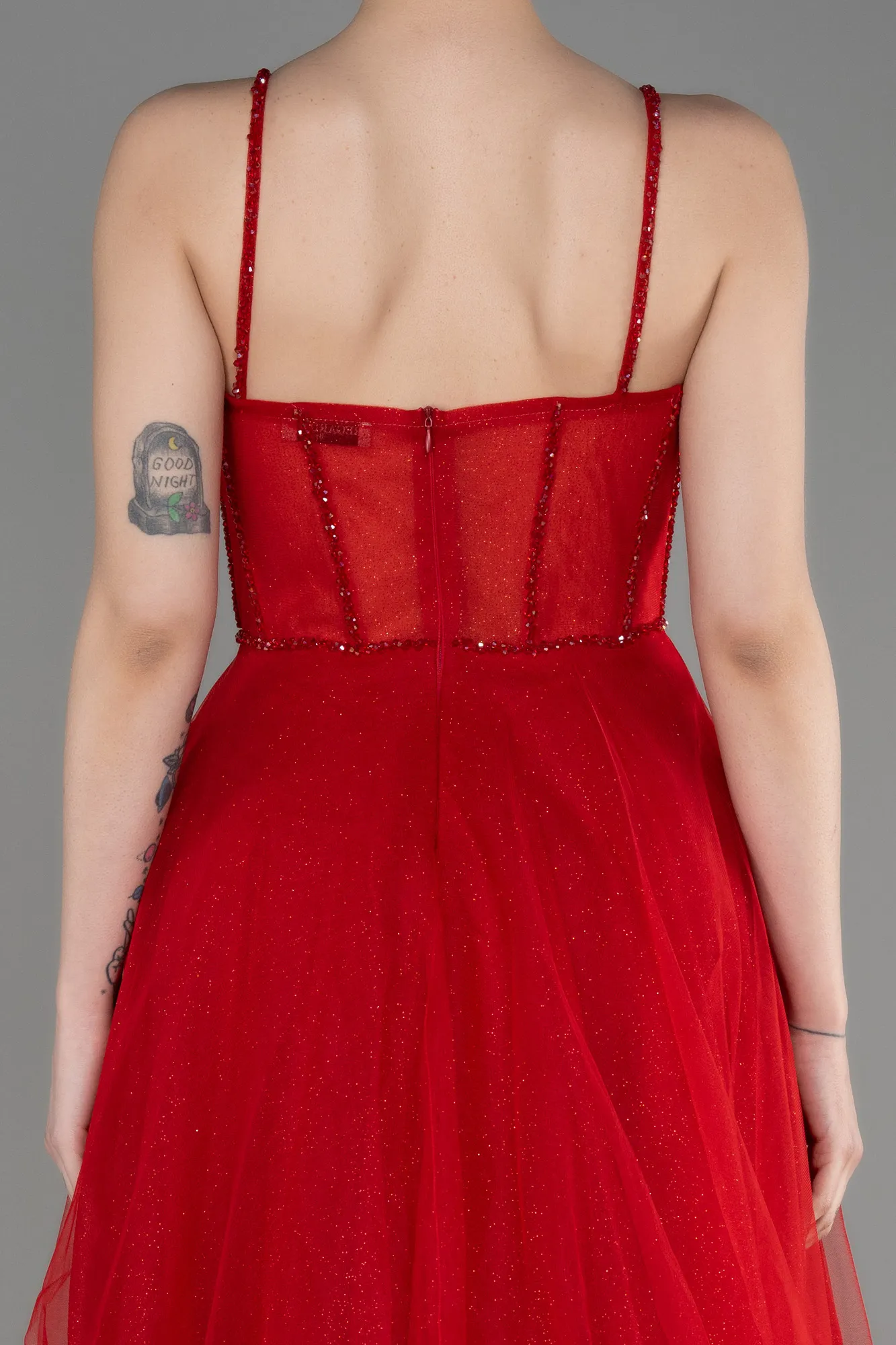 Red-Long Evening Dress ABU3805