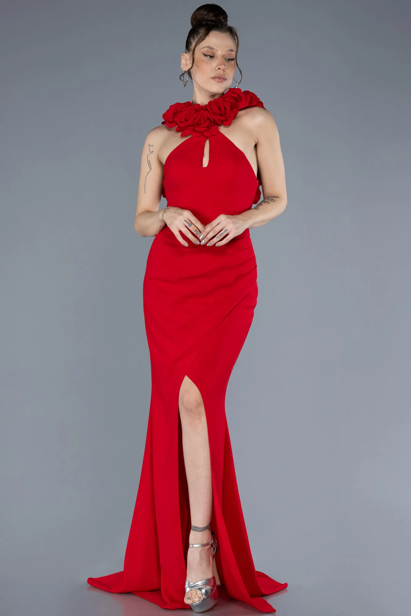 Red-Long Evening Dress ABU4610
