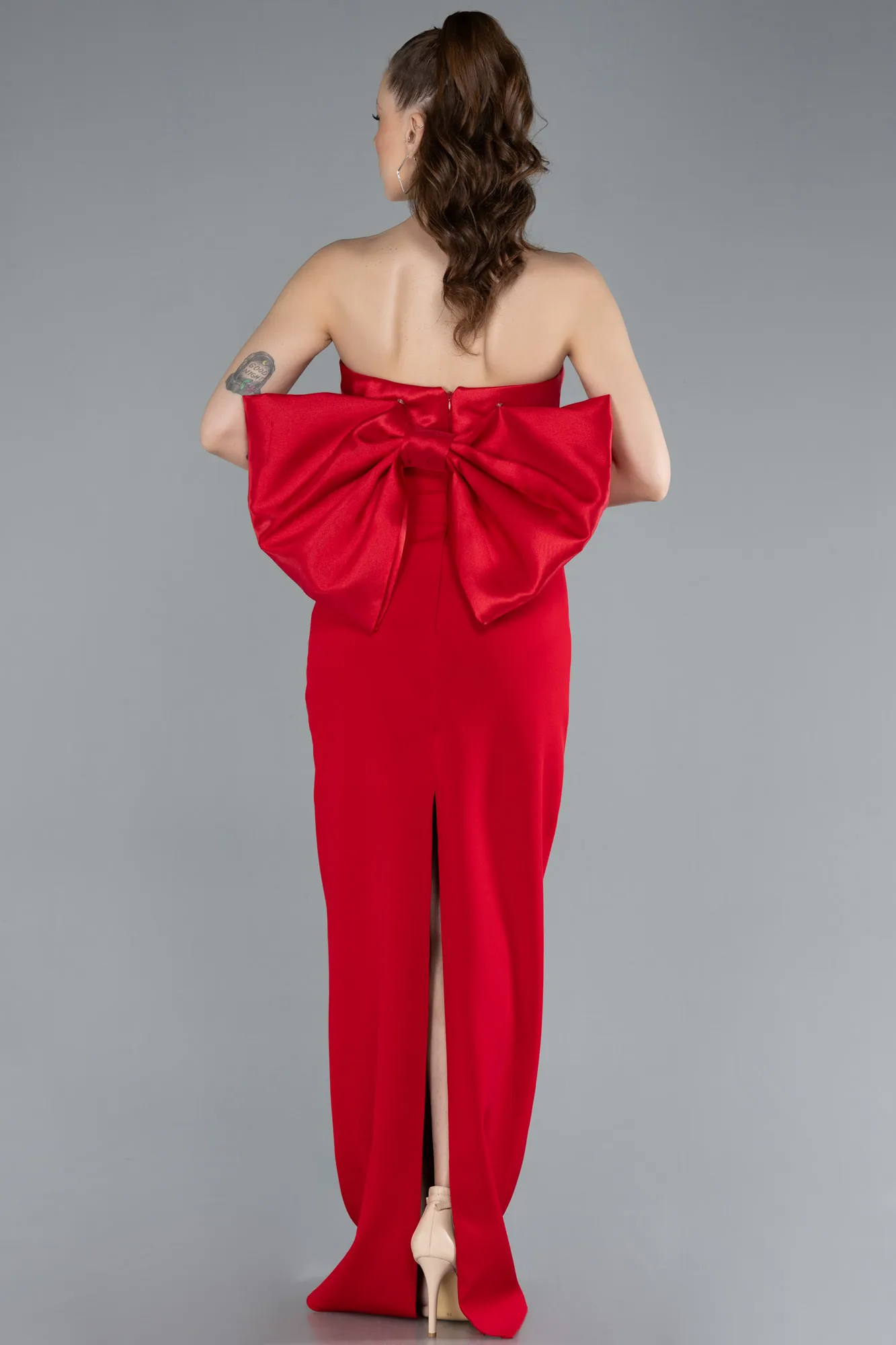 Red-Long Evening Dress ABU4716