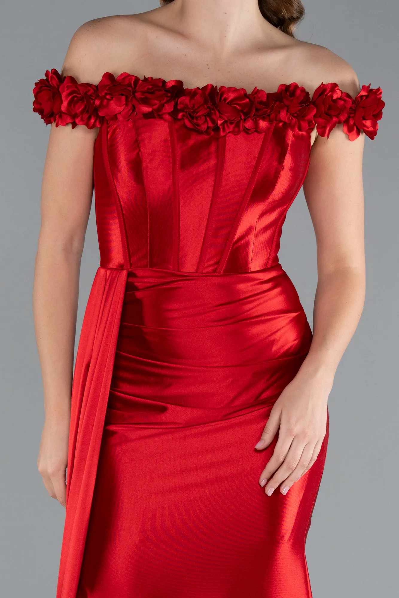 Red-Long Evening Dress ABU4903