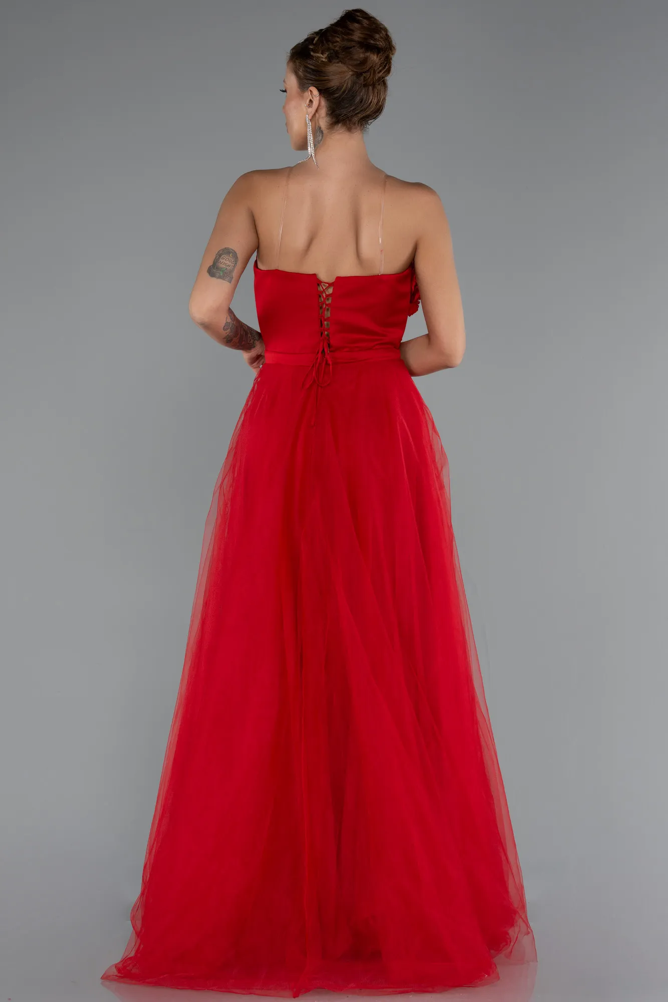 Red-Long Evening Dress ABU4905