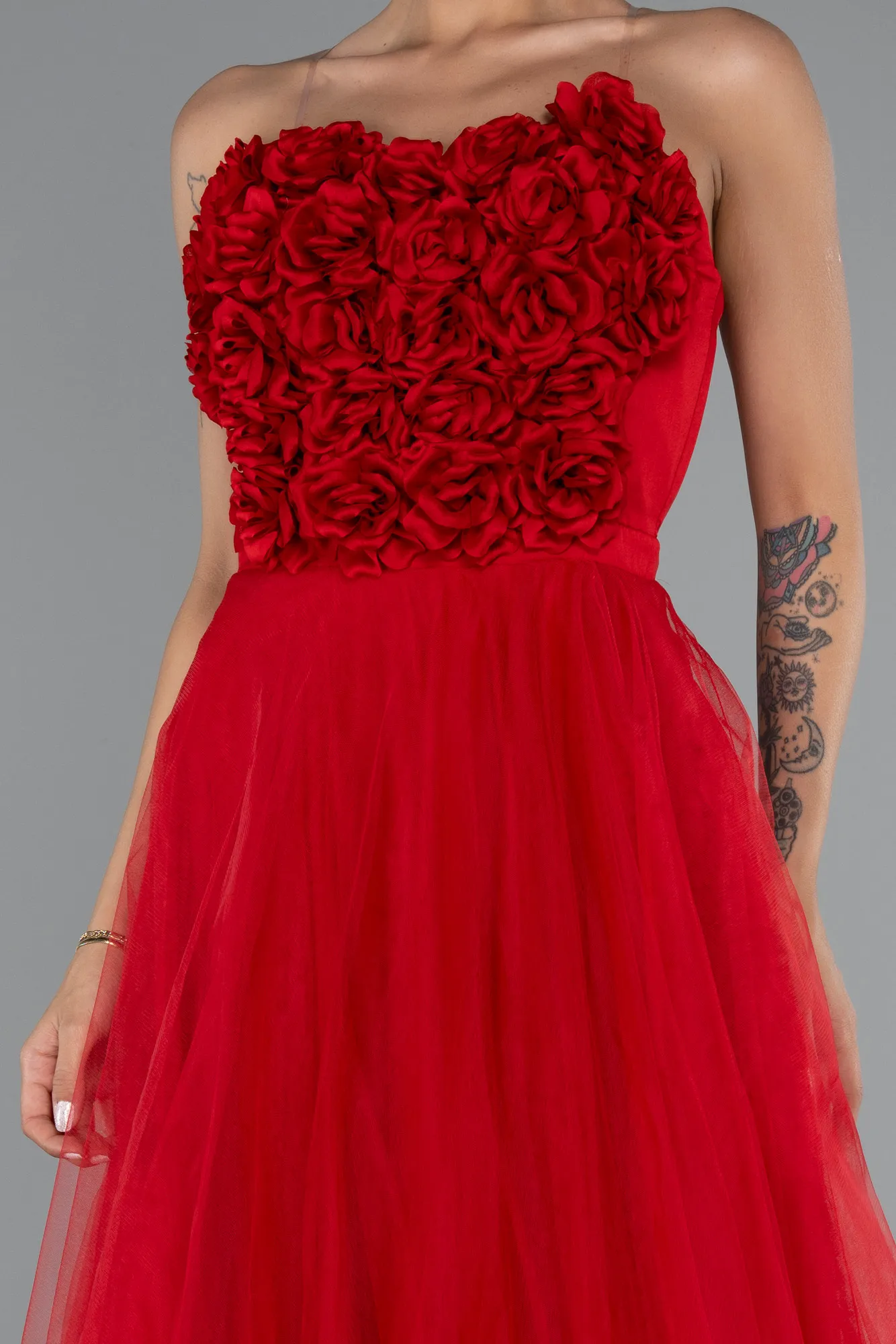 Red-Long Evening Dress ABU4905