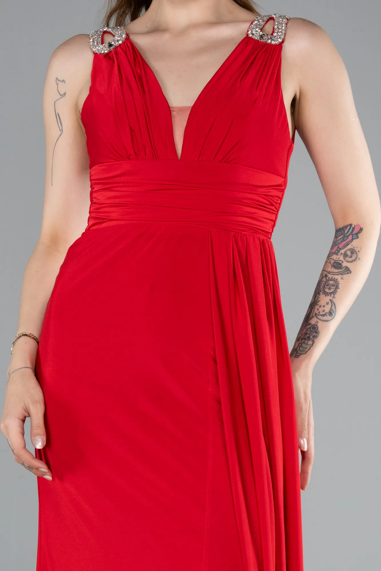 Red-Long Evening Dress ABU4967