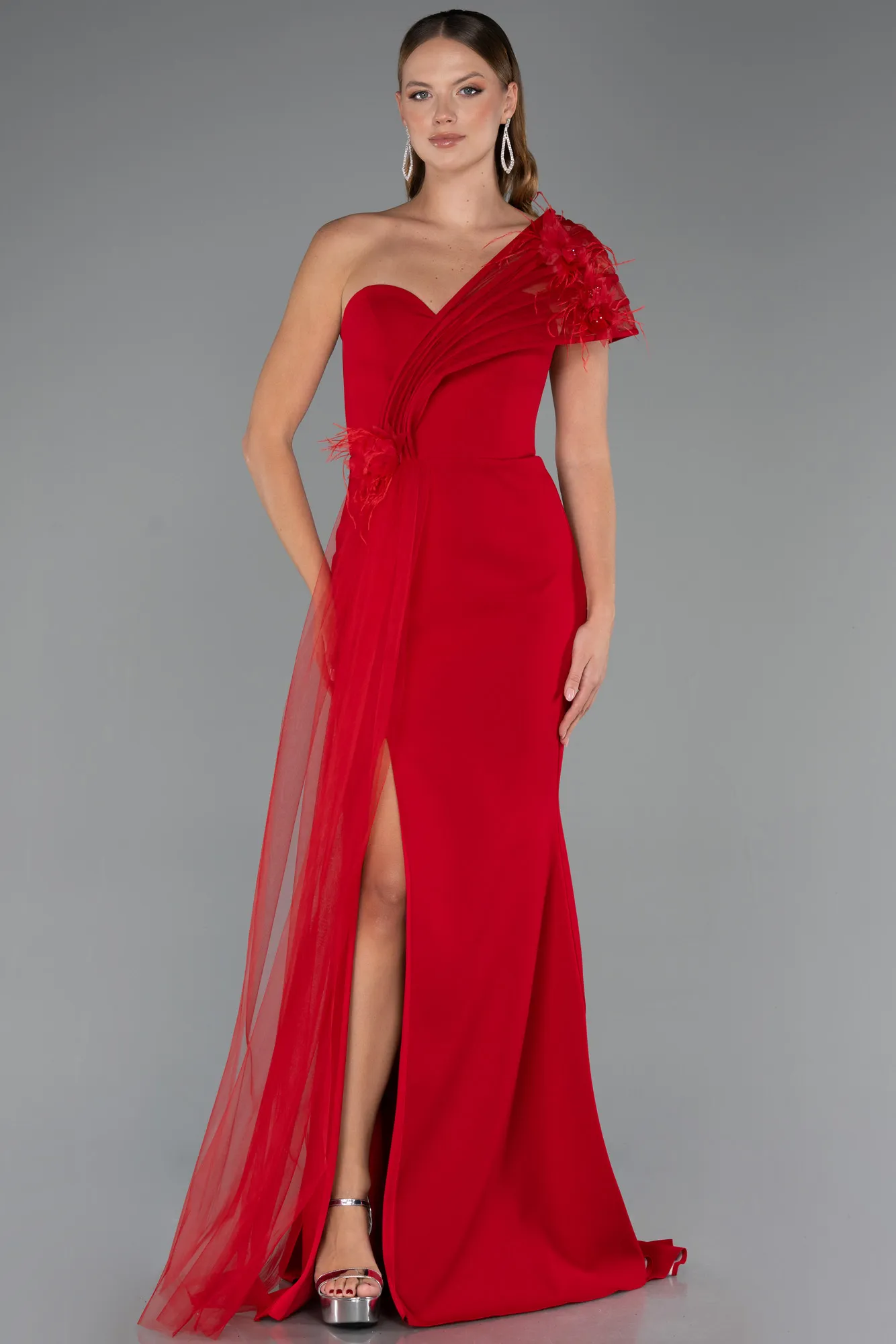 Red-Long Evening Dress ABU4969