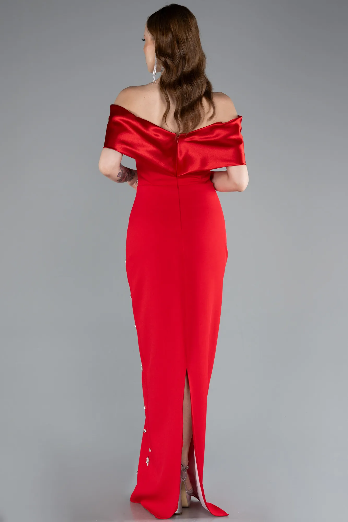 Red-Long Evening Dress ABU4973