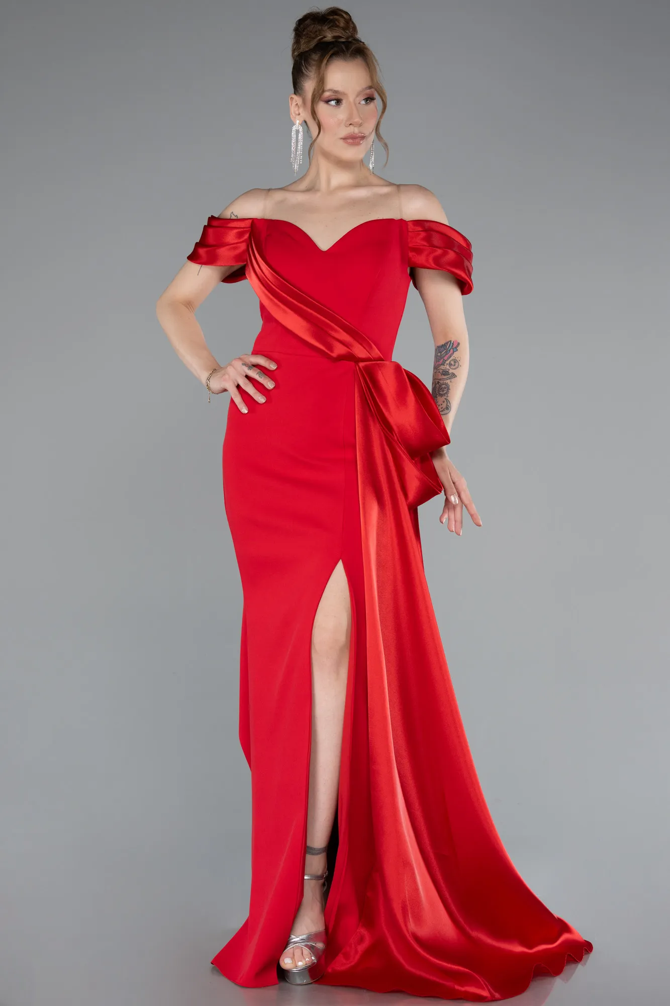Red-Long Evening Dress ABU4981