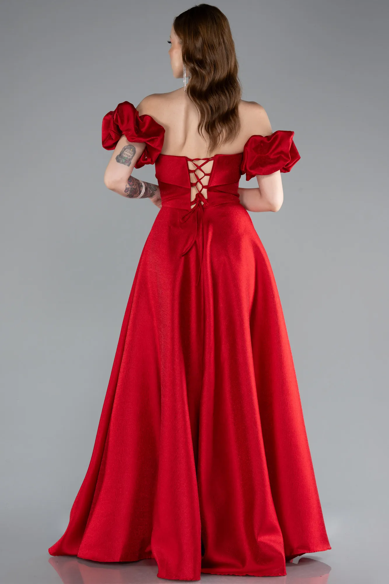 Red-Long Evening Dress ABU4983