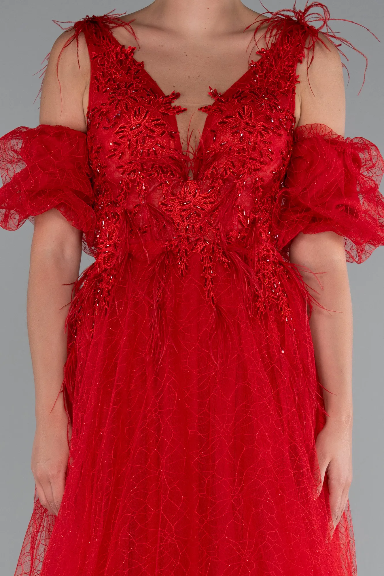 Red-Long Evening Dress ABU5052