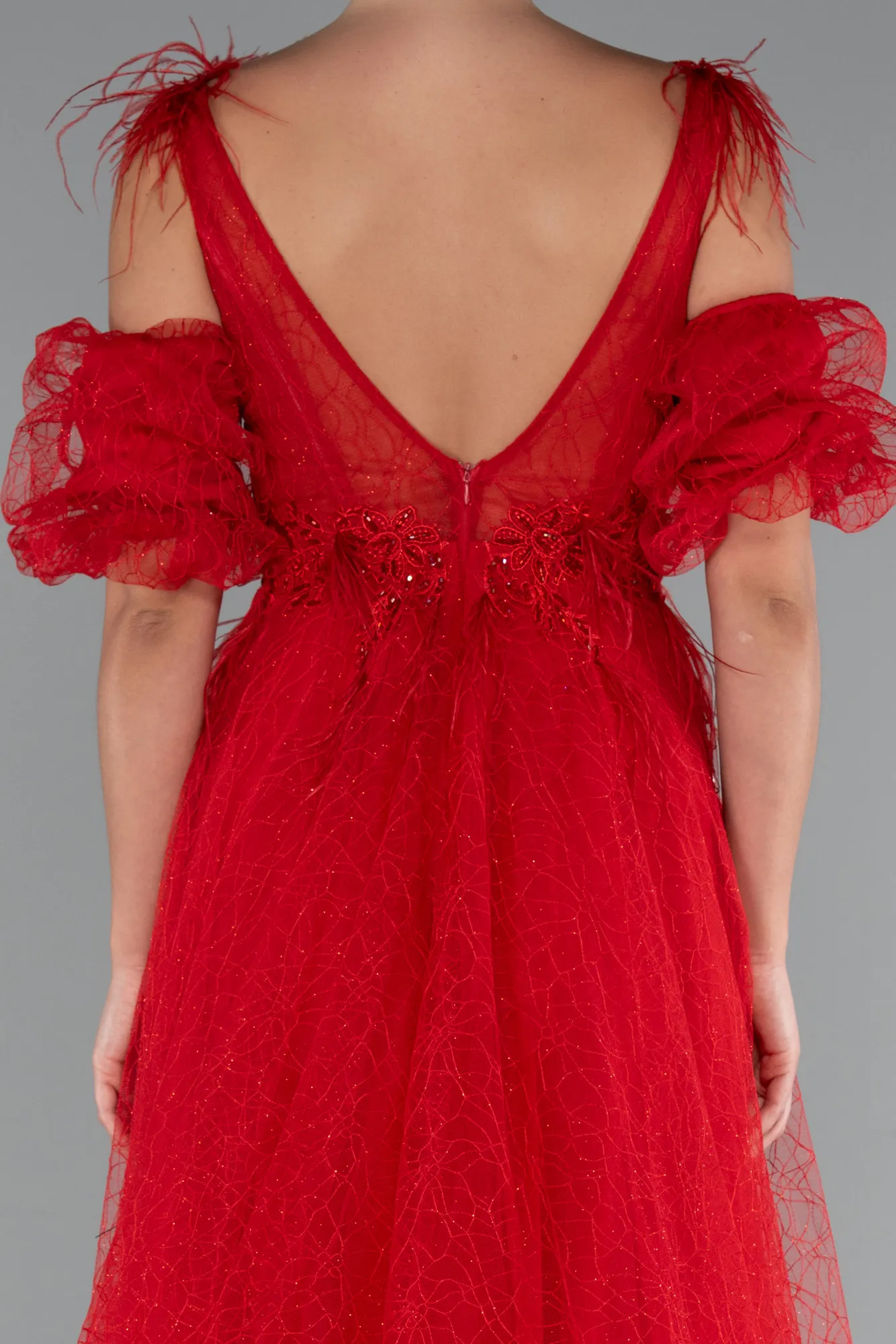 Red-Long Evening Dress ABU5052