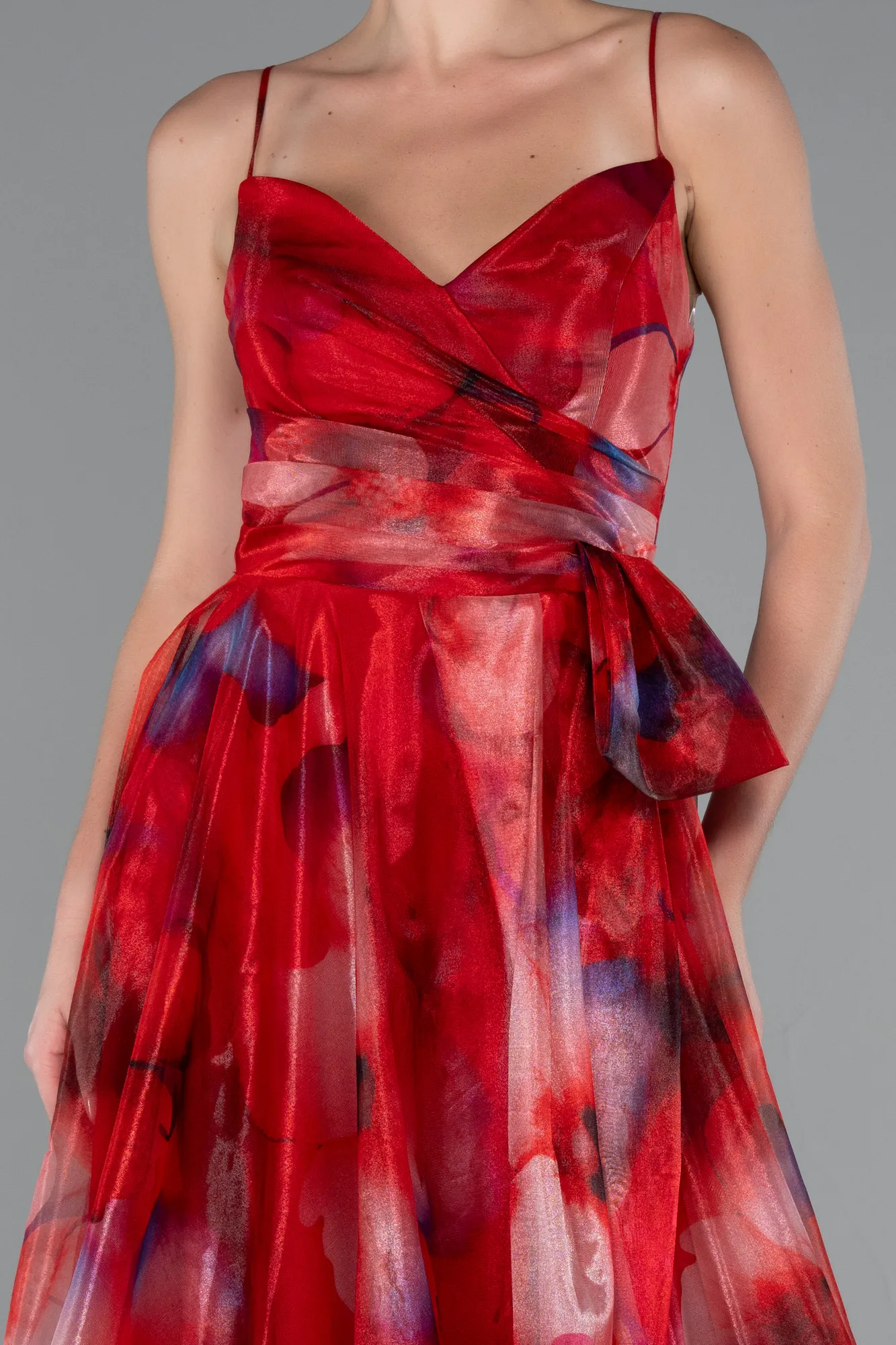 Red-Long Evening Dress ABU5053