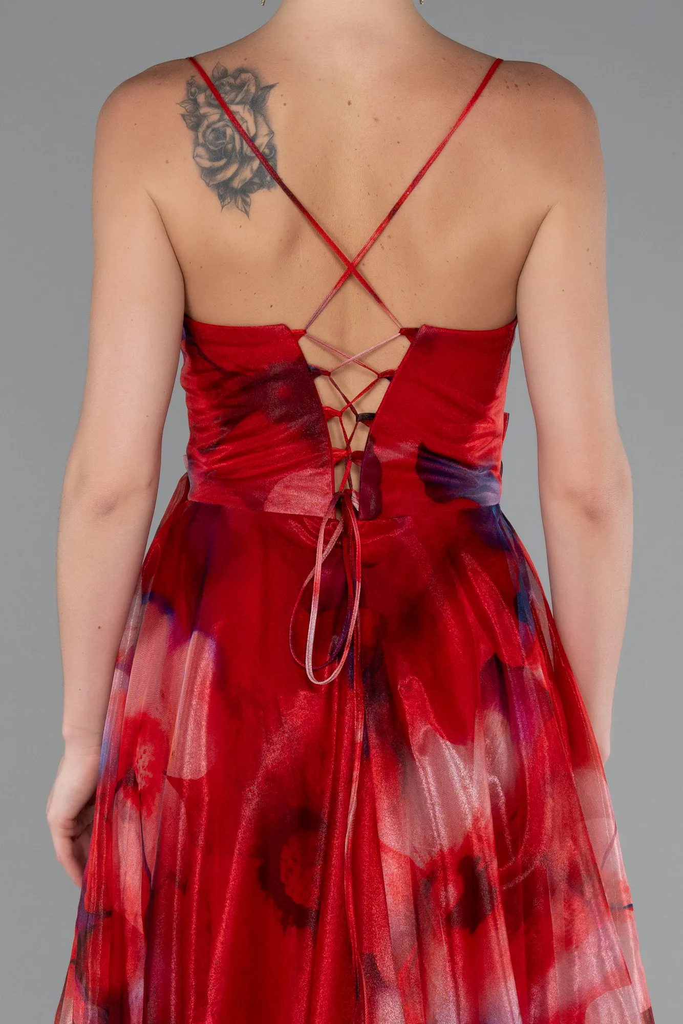 Red-Long Evening Dress ABU5053