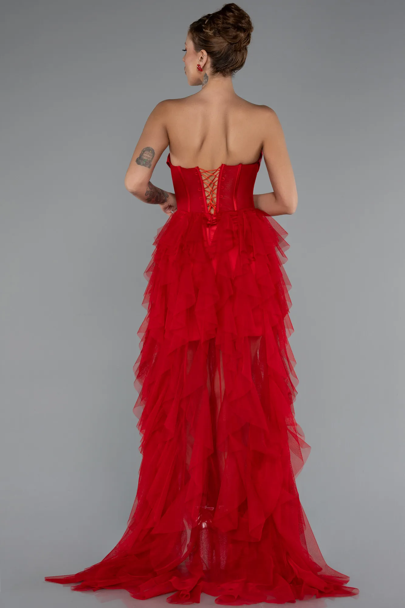 Red-Long Evening Dress ABU5071