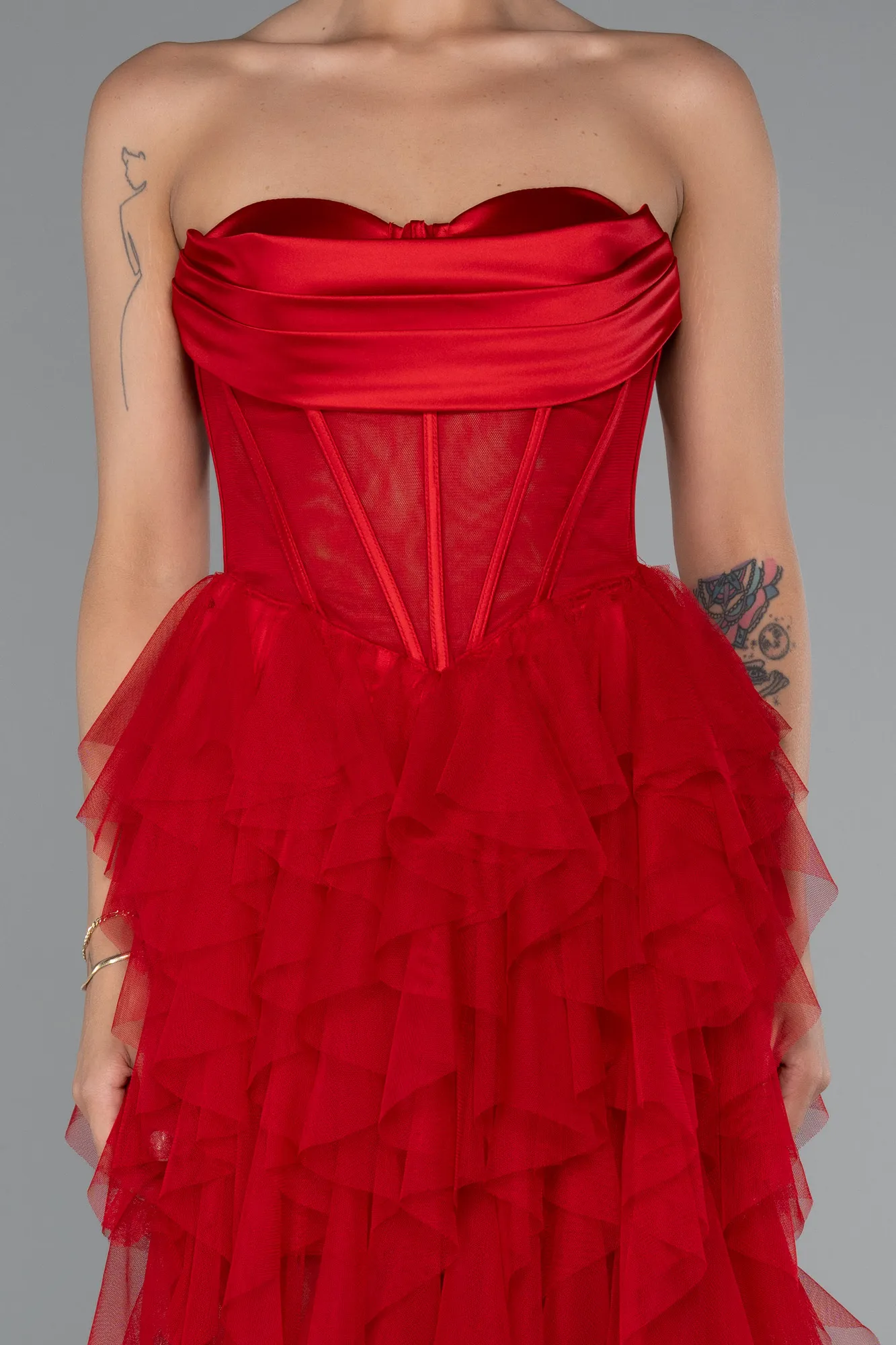 Red-Long Evening Dress ABU5071