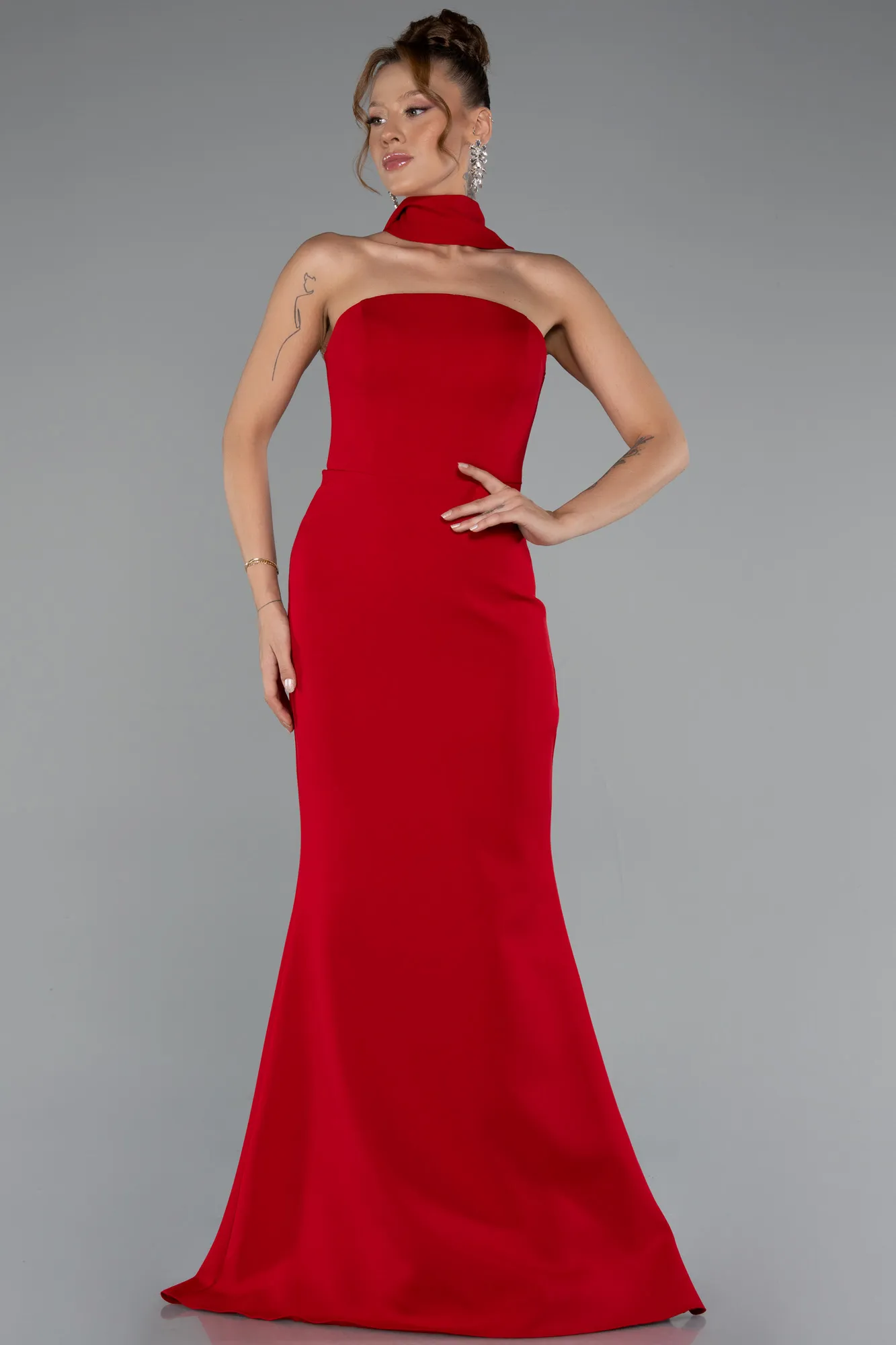 Red-Long Evening Dress ABU5097
