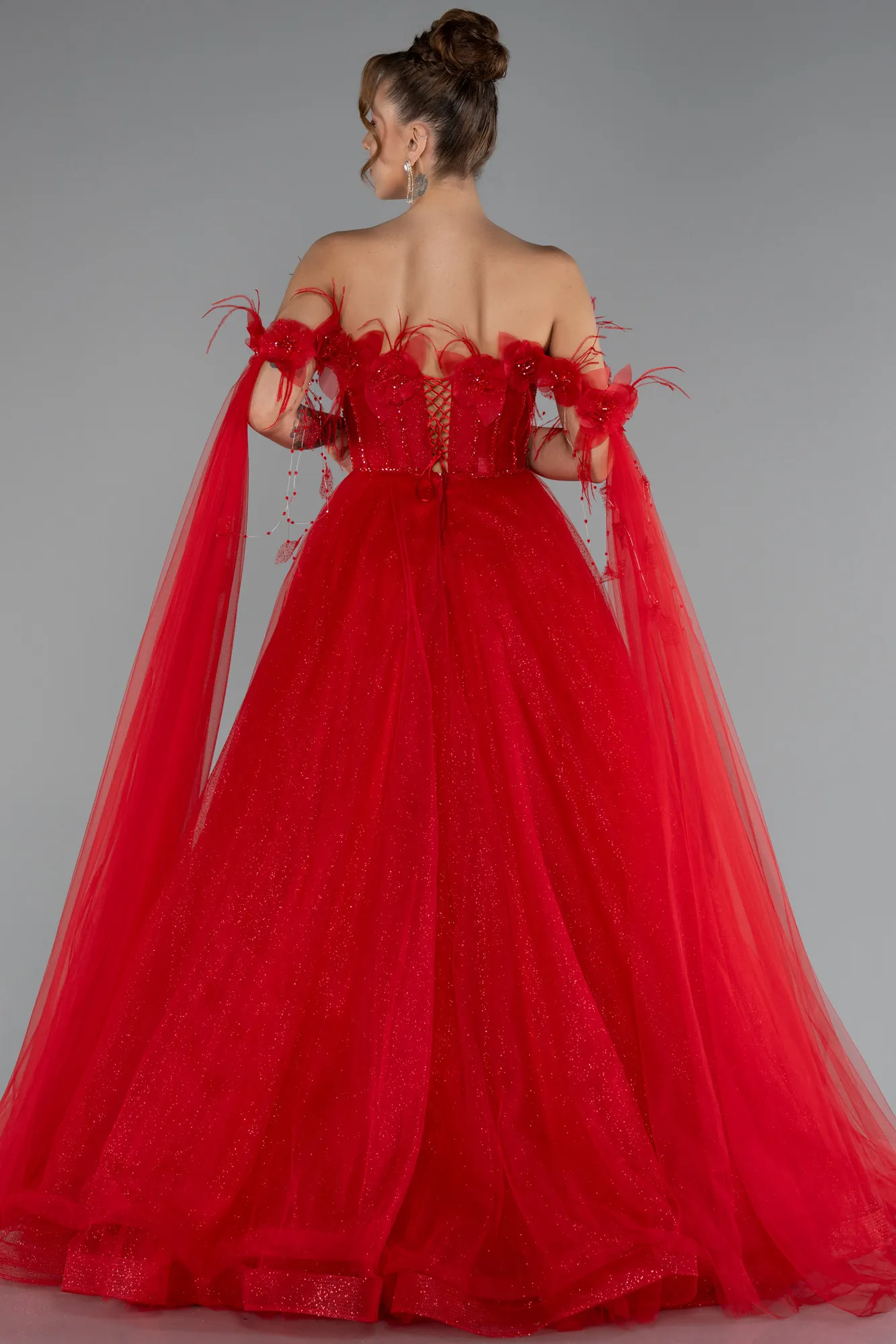 Red-Long Evening Dress ABU5101