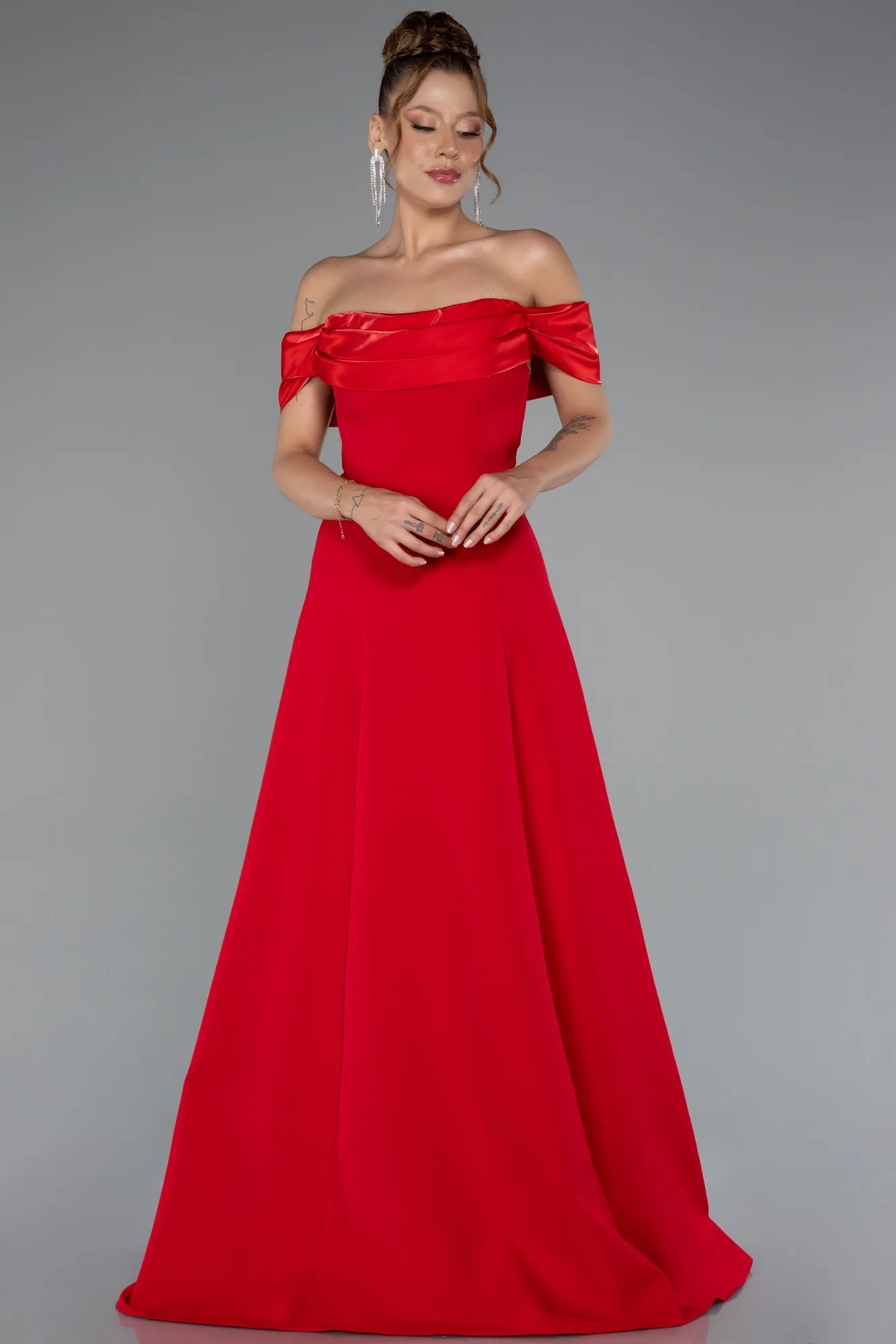 Red-Long Evening Dress ABU5110