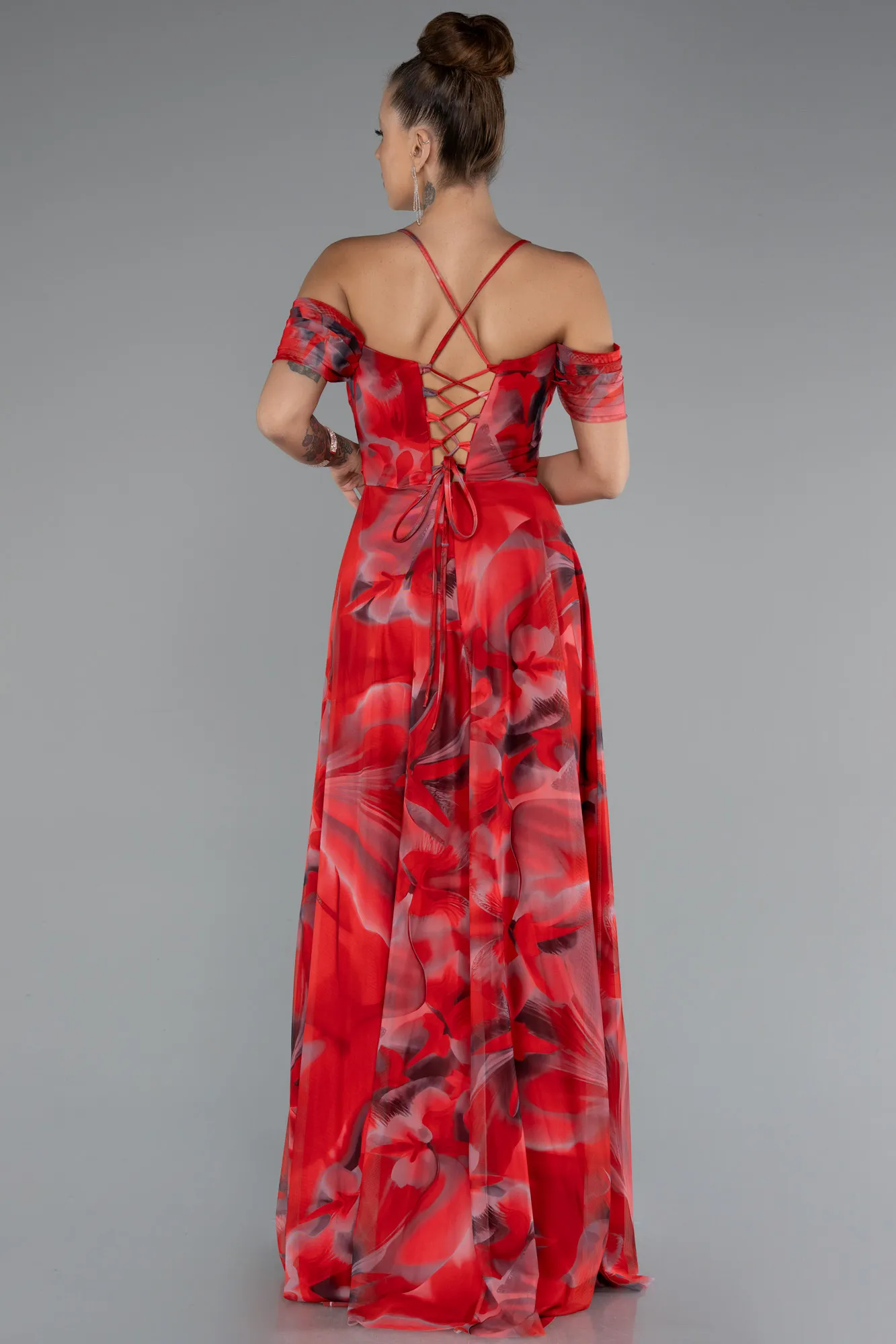 Red-Long Evening Dress ABU5148