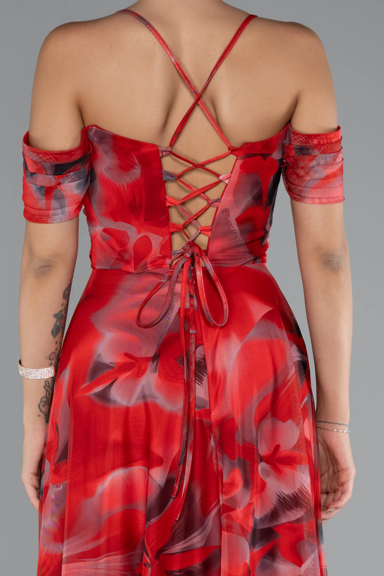 Red-Long Evening Dress ABU5148