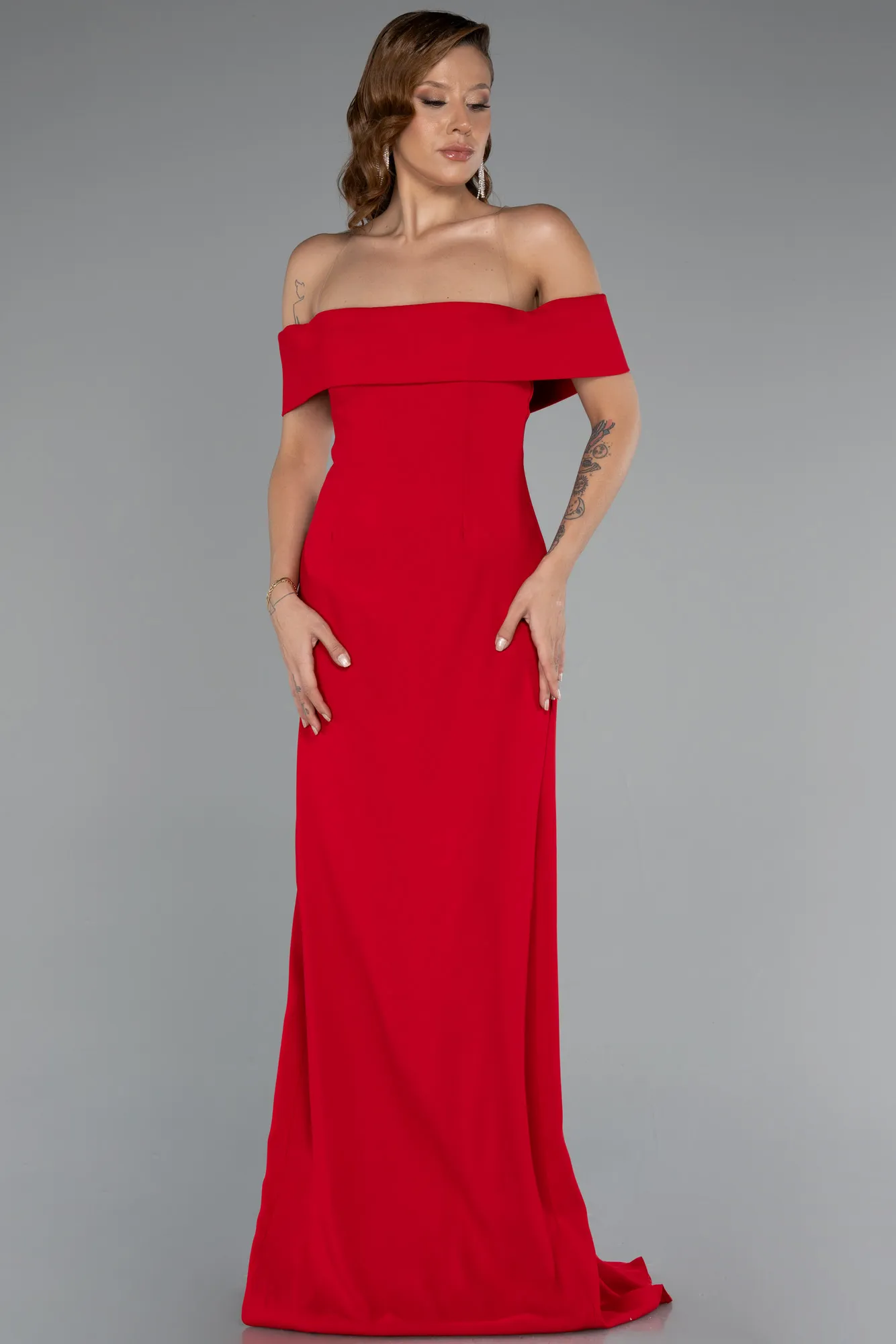 Red-Long Evening Dress ABU5173